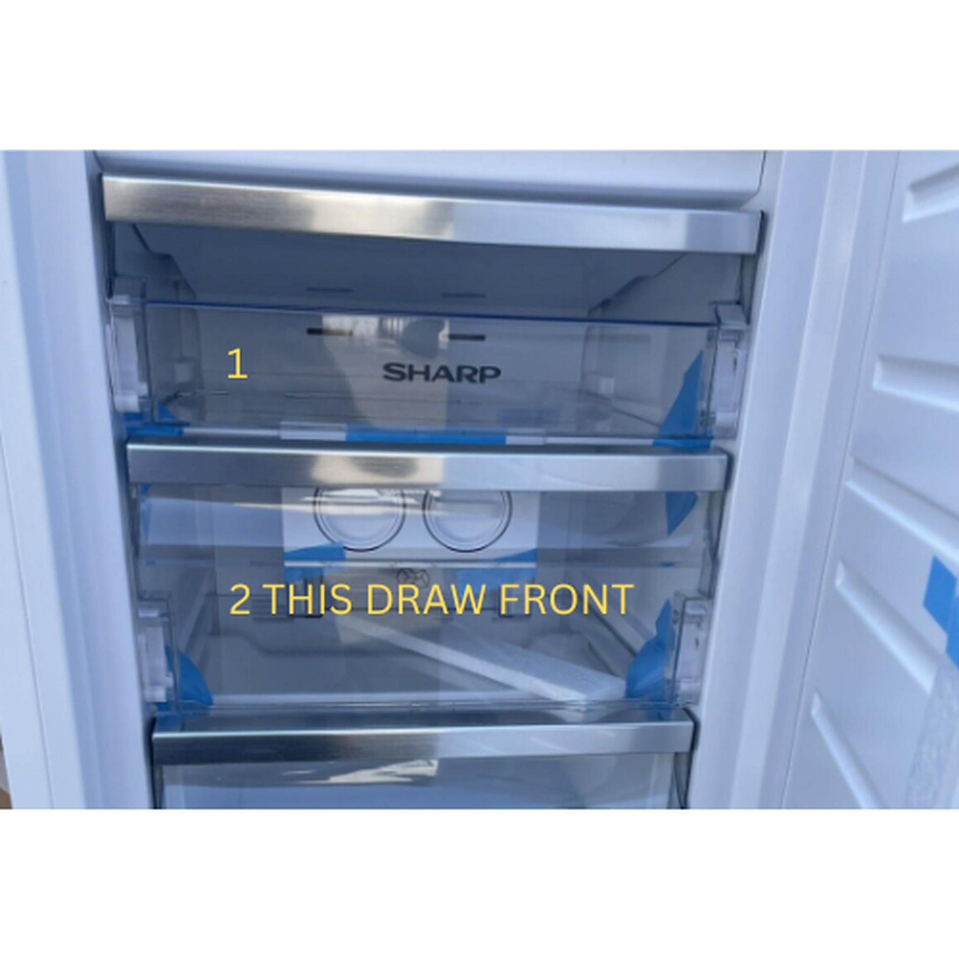 SJ-SE197E01X-EN Integrated Tall Freezer 2ND DRAW DOWN FRONT FLAP NO 2