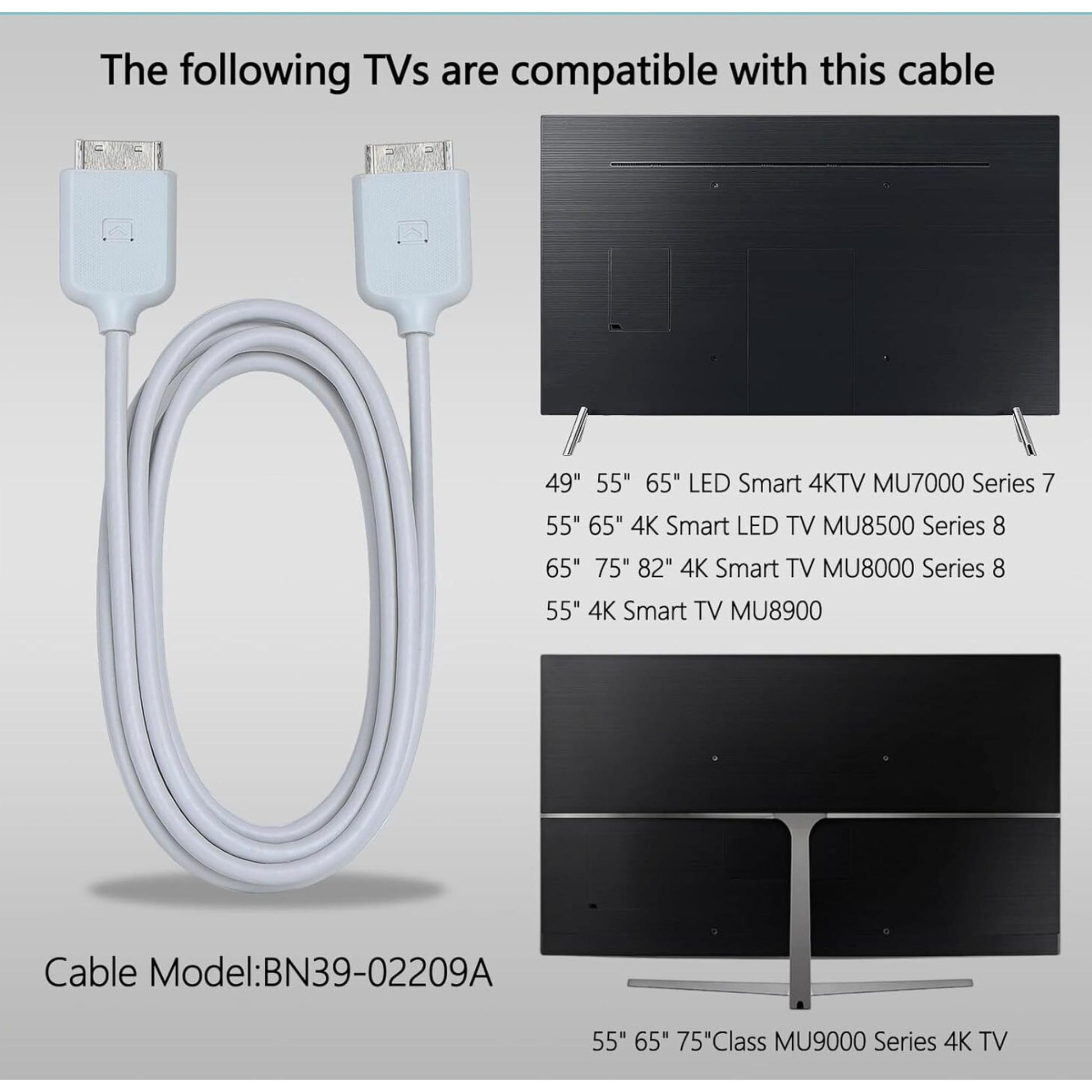 Genuine One Connect Cable BN39-02209A For Samsung MU7000 MU8000 MU9000 MU TV