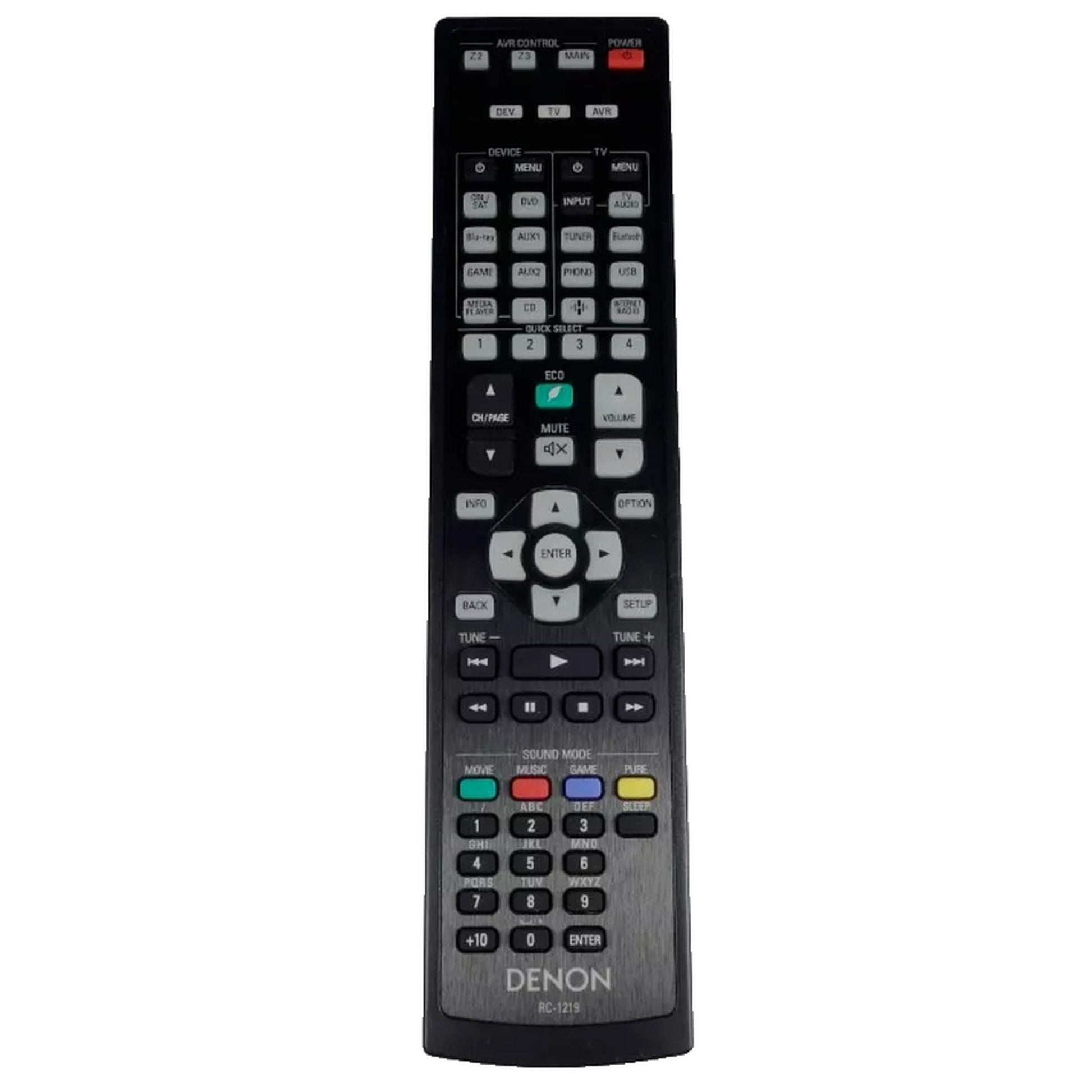 Genuine Remote Control FOR Denon RC-1219 / RC1219 Receiver AVR-X6500H / AVR-X6400H