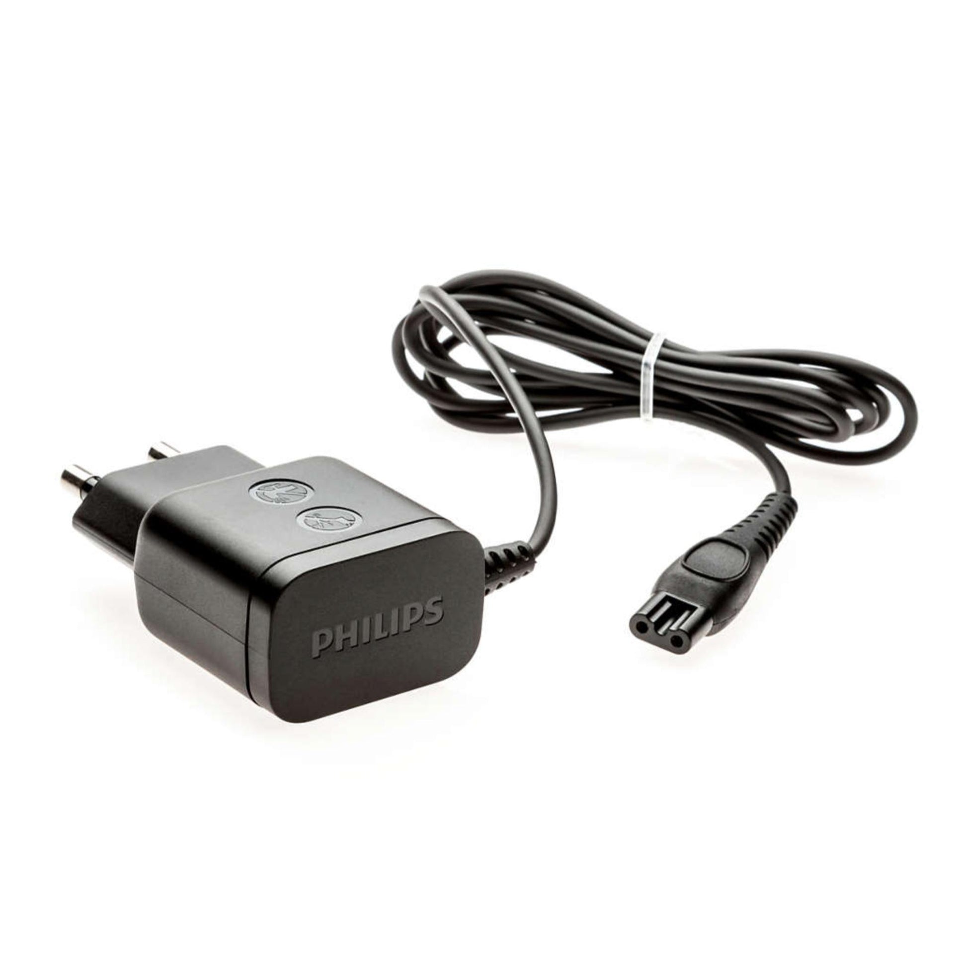 2 Pin Shaver Power Lead Charger Cable Plug One Blade Model *QP6510 ONLY*