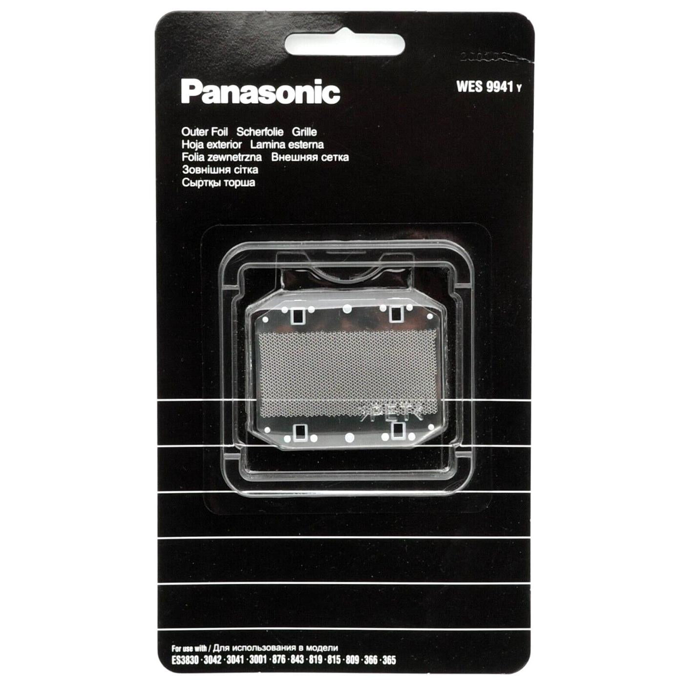 WES9941Y Outer Shaver Foil For Panasonic ES3830 3042 3041 3001 876 843 819 etc