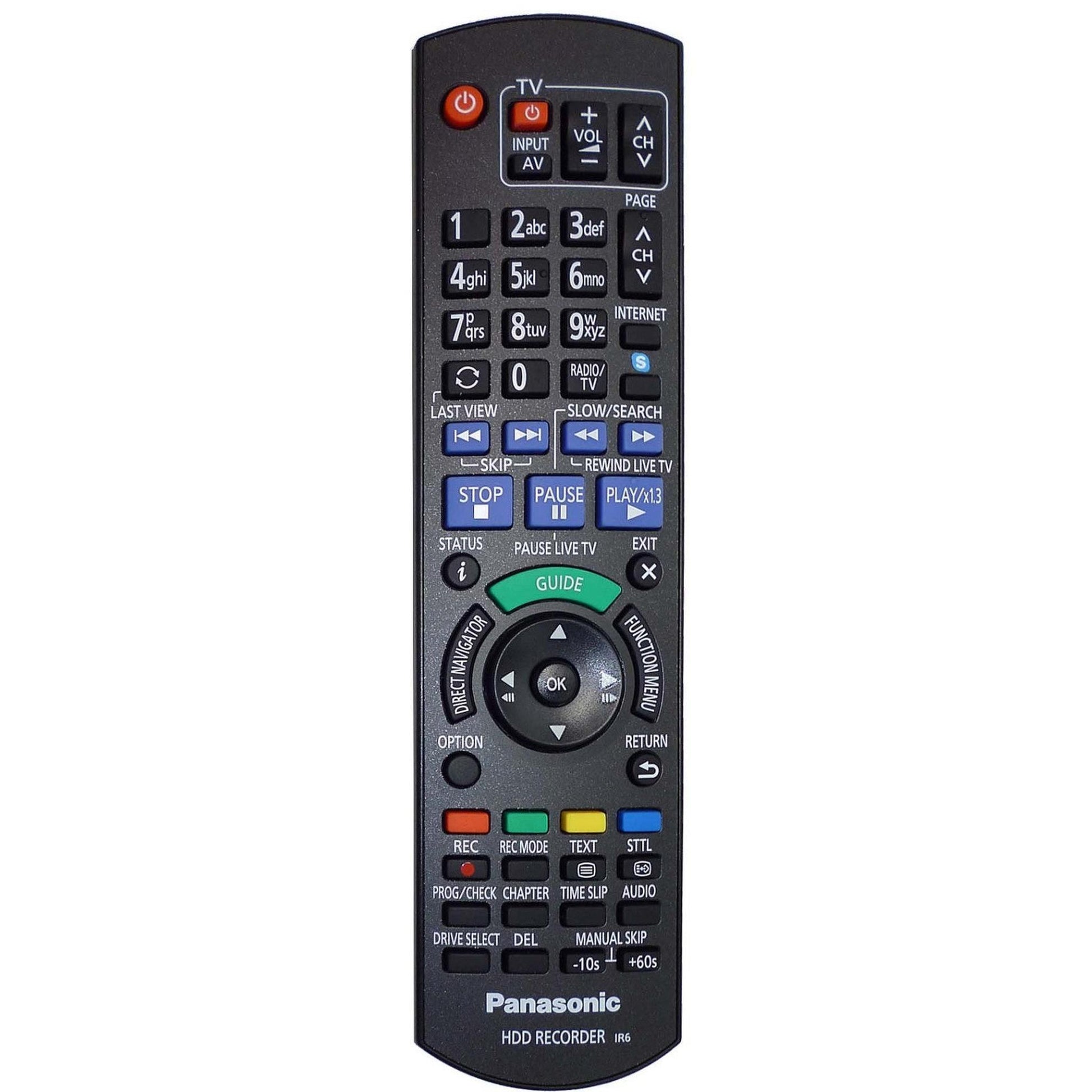 Panasonic N2QAYB000914 Remote Control for DMR-HST130, DMR-HST230, DMR-HCT130