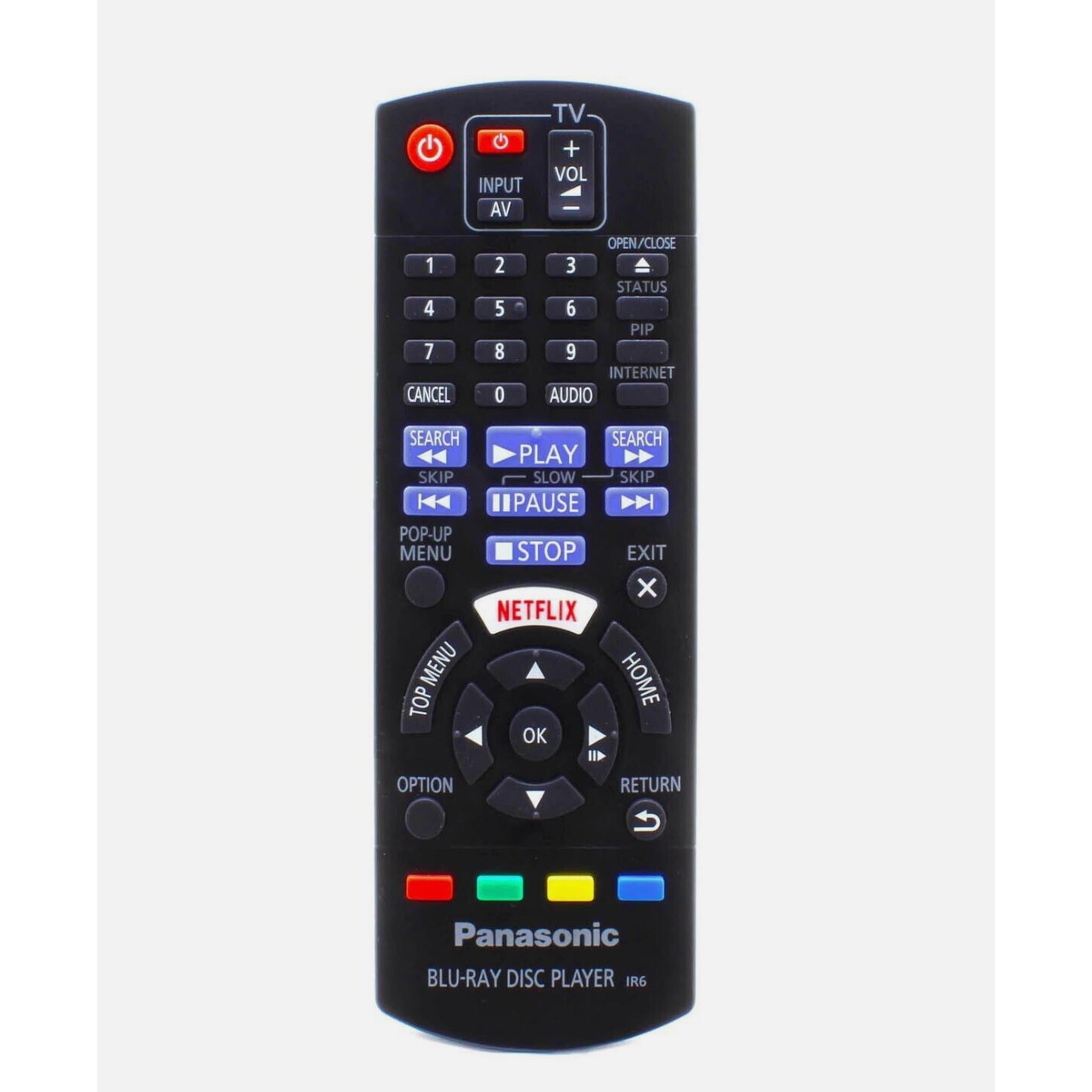Original Panasonic DMP-BDT167EB Remote Control for Smart 3D Blu-ray Player