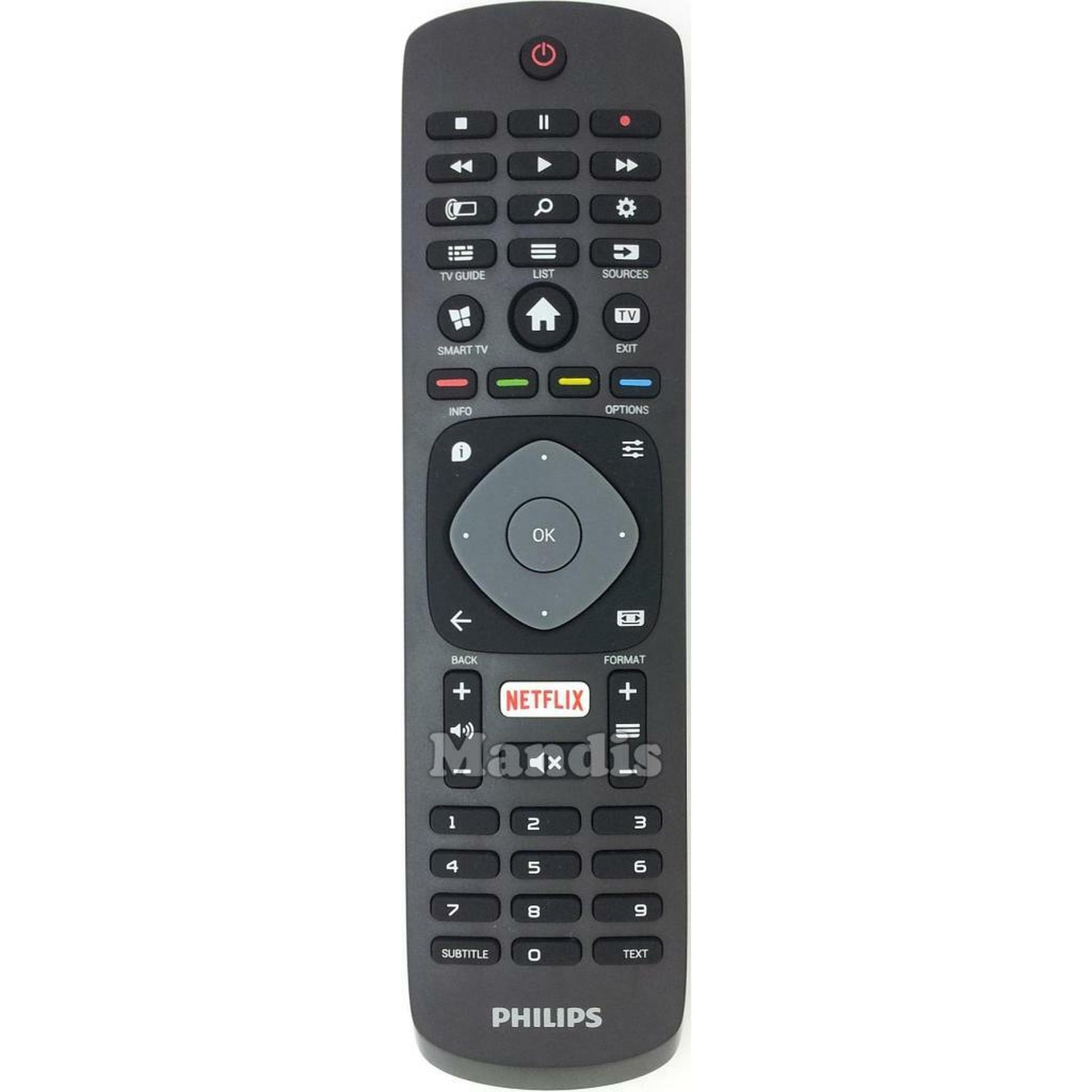 Remote Control Original for Philips UHD 4K Smart TV 43PUS6753/12