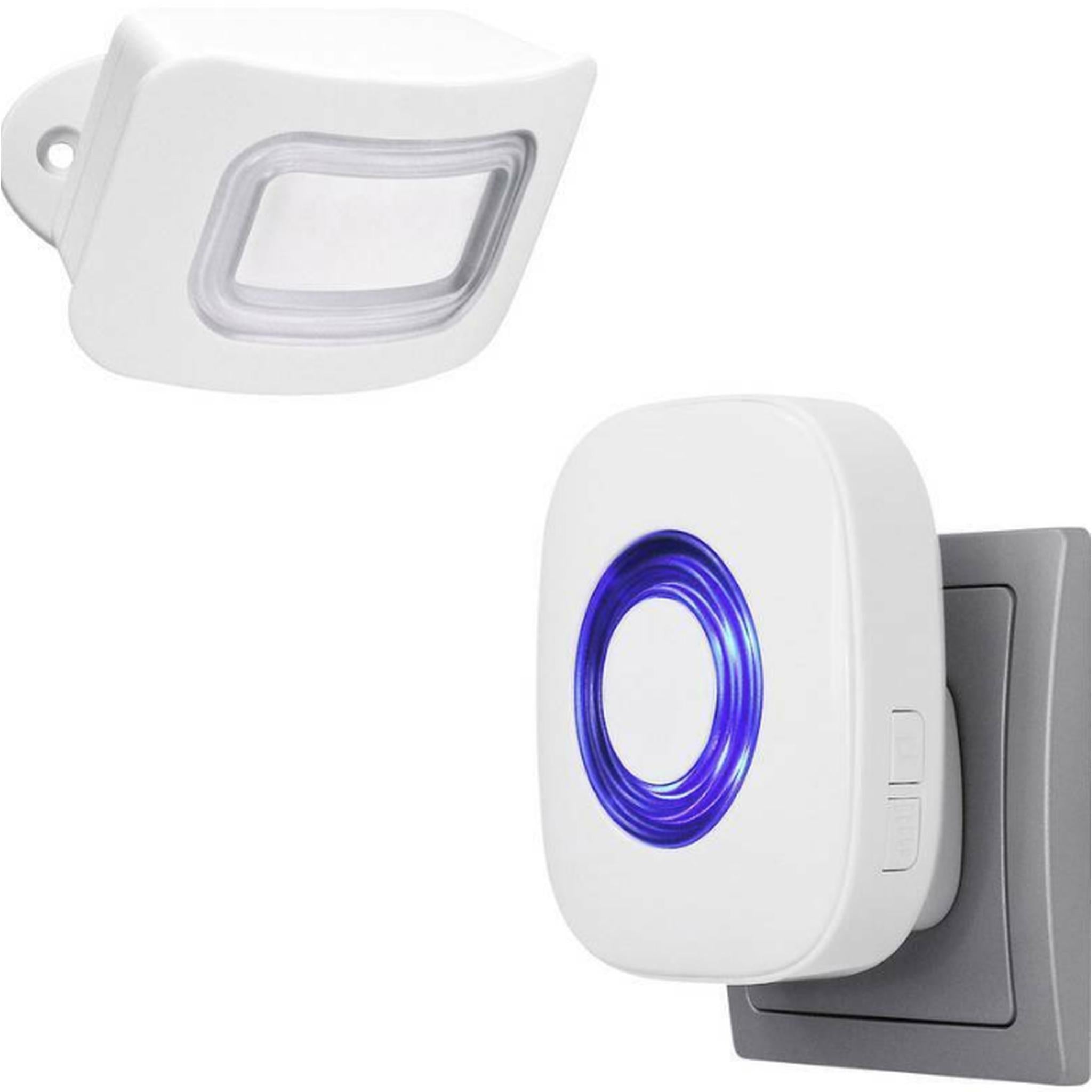 Motion Sensor Detector FD25 White Kit 82 dB 34112 eu PLUG IN AUDIOABLE 24 TUNES