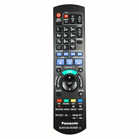 N2QAYB000986 Remote Control For Panasonic DMR-BST740, DMR-BCT940, DMR-BCT845 BST745