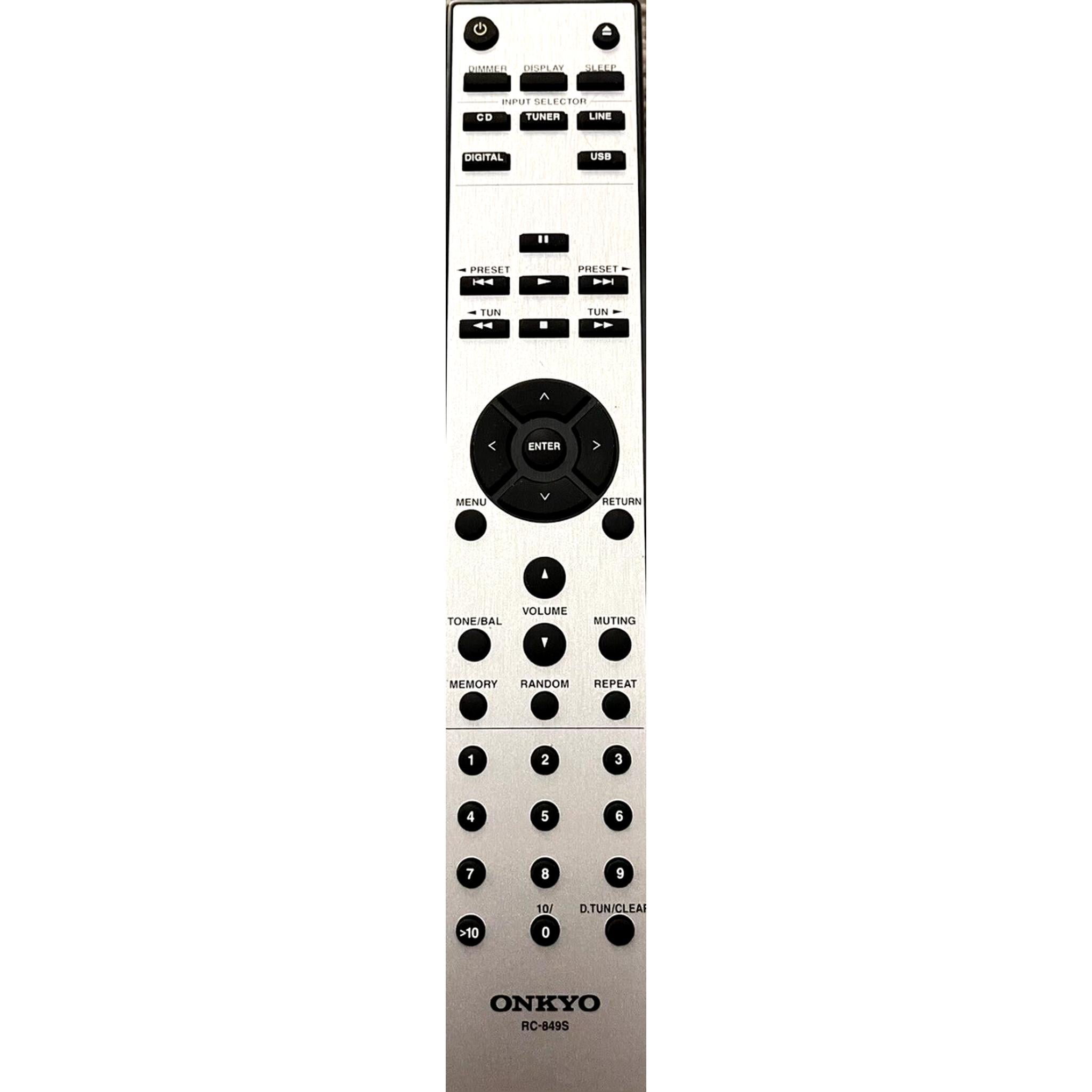 Remote Controller RC-849S for Onkyo CD Receiver CR-555DAB - Genuine - Brand New