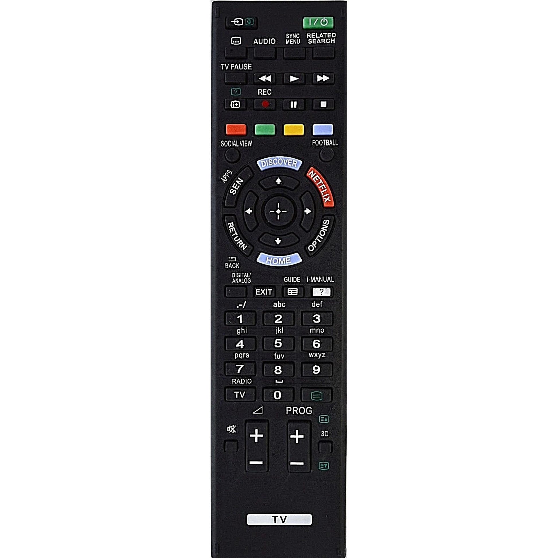 UNBRANDED RM-ED058 RMED058 Remote Control For 3D Sony TVs