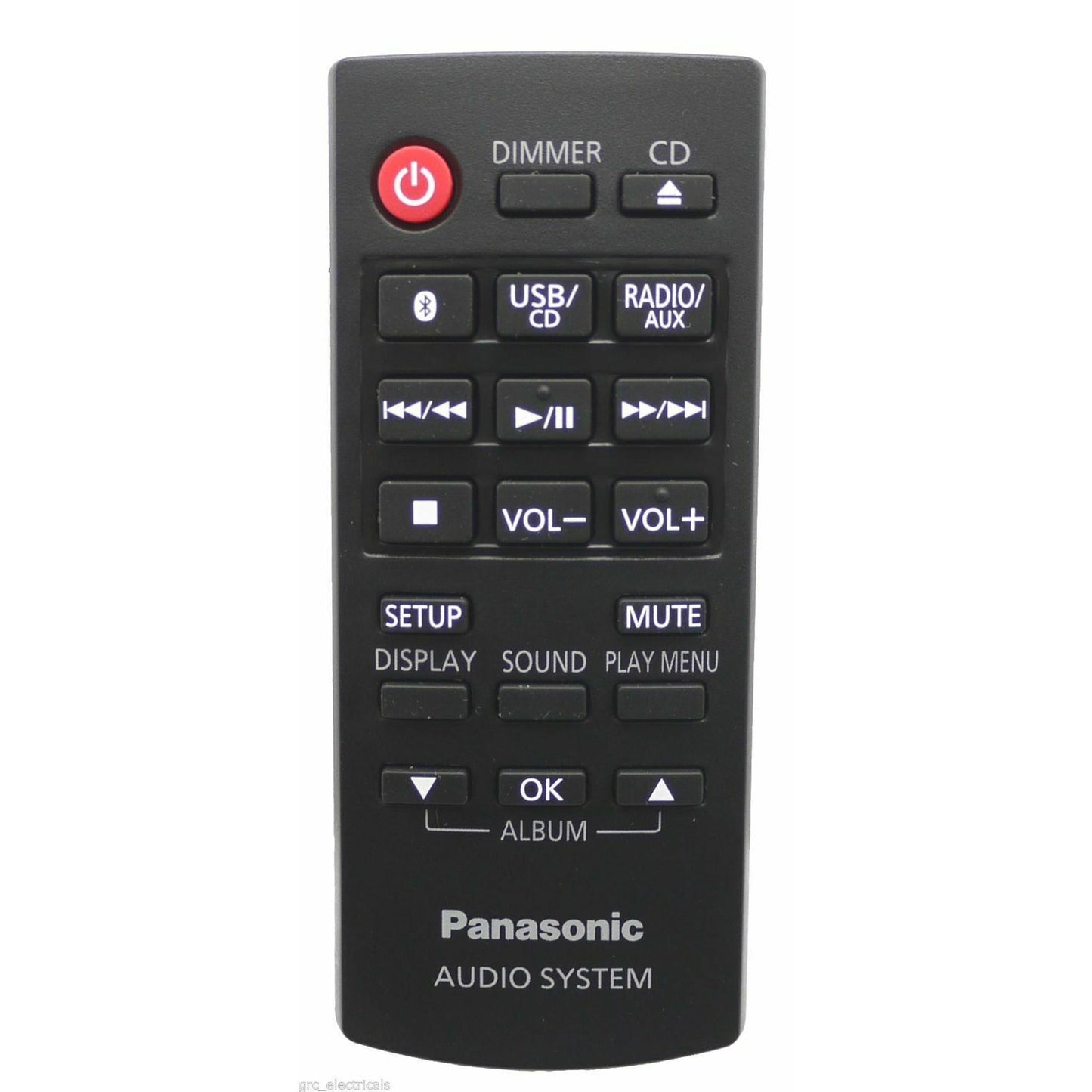 100% Genuine Remote Control For Panasonic SC-HC29DBEBK 39DBEBS SC-AKX18E SC-HC29