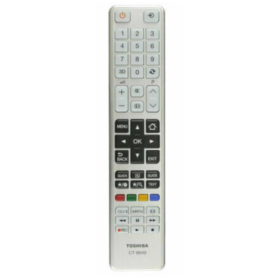 Genuine CT-8040 CT8040 Remote Control For Toshiba HD LED Smart TV's