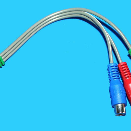 RED BLUE GREEN AV INPUT LEAD FOR Finlux 50FLHY985LC 3 RCA ADAPTOR CABLE