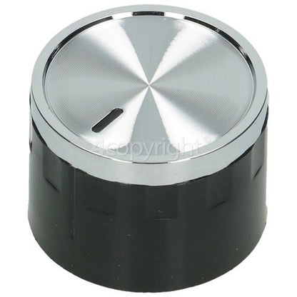 1 X Oven Control Knob Black & Silver GENUINE PART for BEKO BXIF35300X