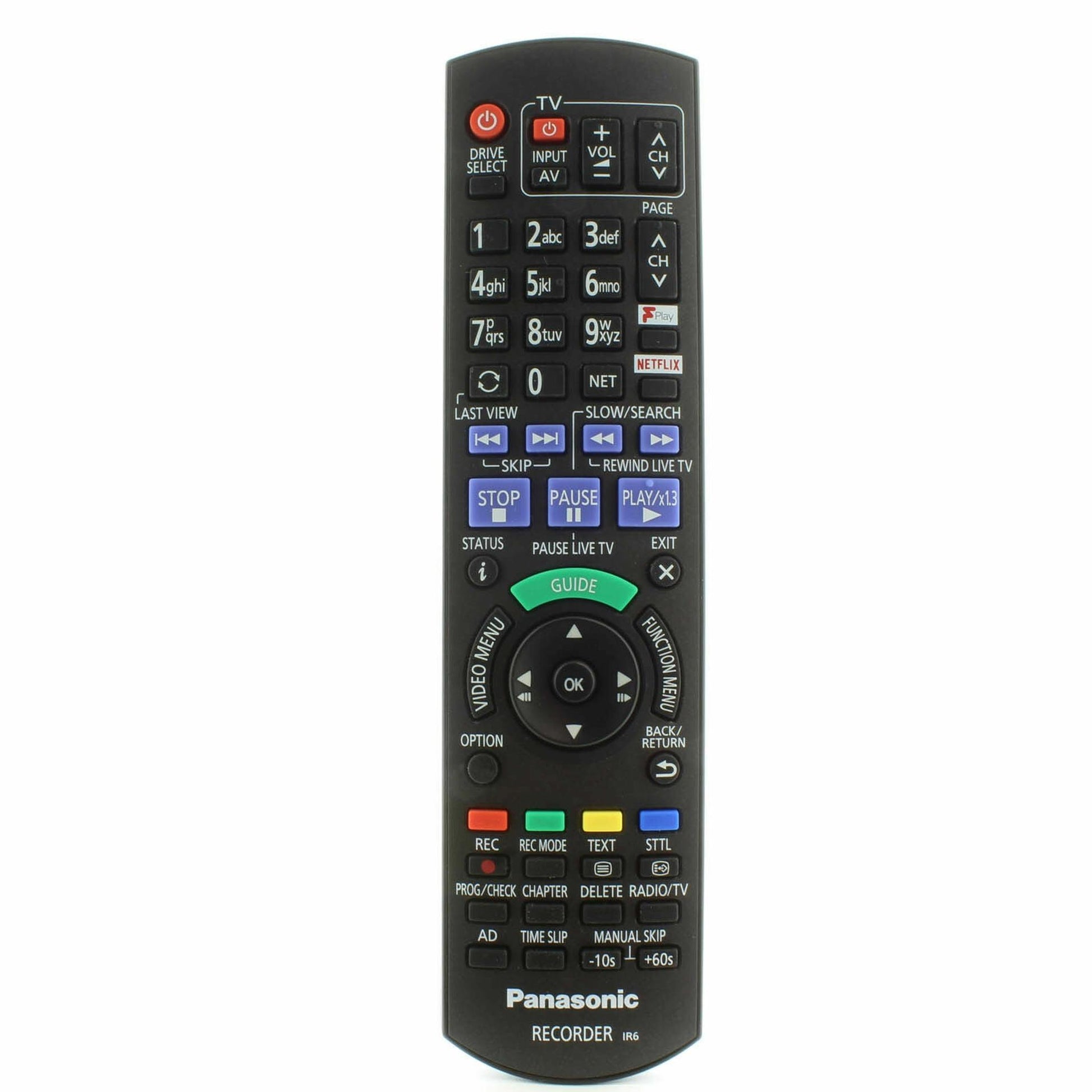Genuine N2QAYB001058 Remote Control For Panasonic DMR-HWT250 / DMR-PWT655