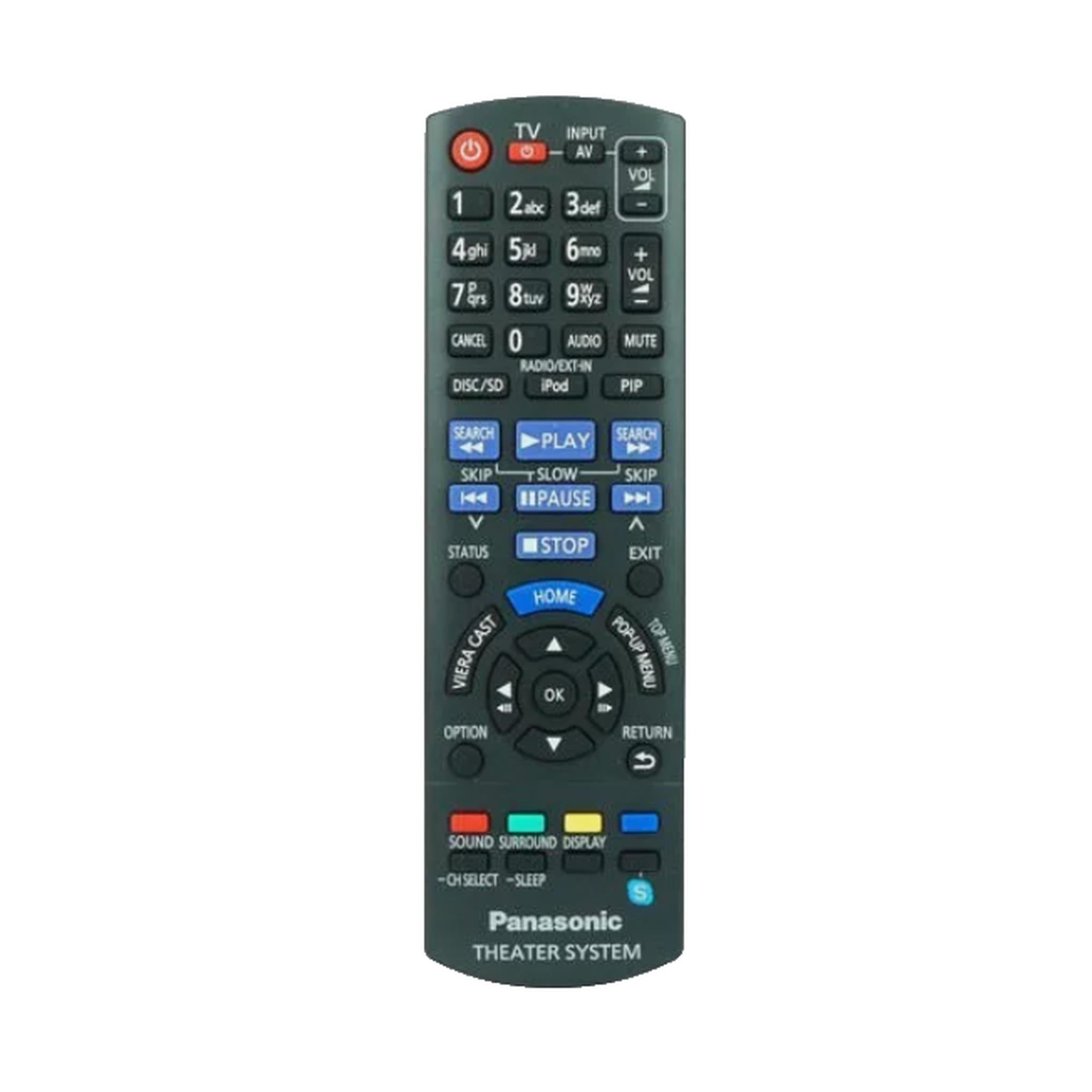 GENUINE N2QAYB000630 Remote for Panasonic SC-BTT262 SA-BTT262 SB-HF262 SB-HW270