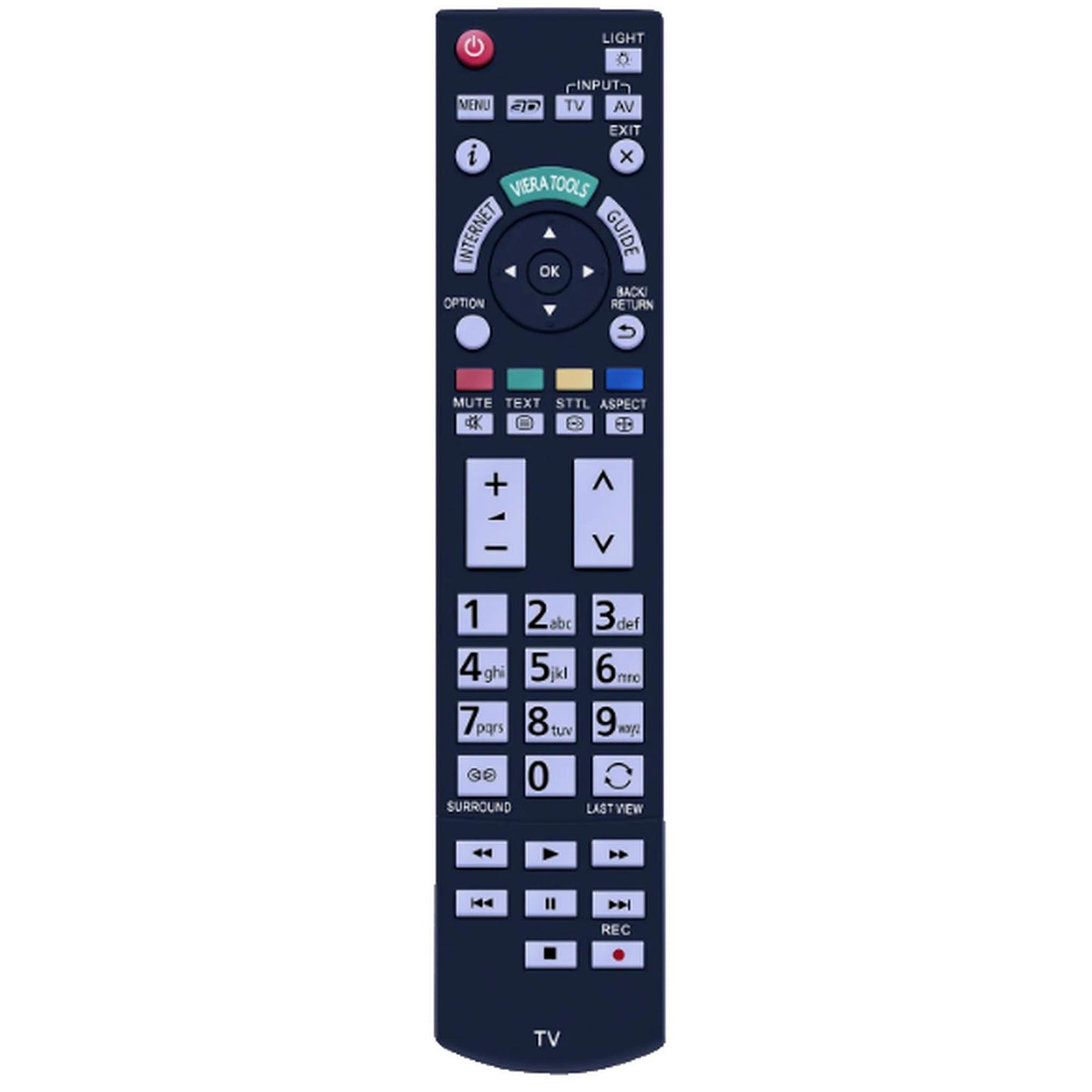 New N2QAYB000715 Replace Remote Control For Panasonic TV TX-L42DT50Y TX-L42ET50B