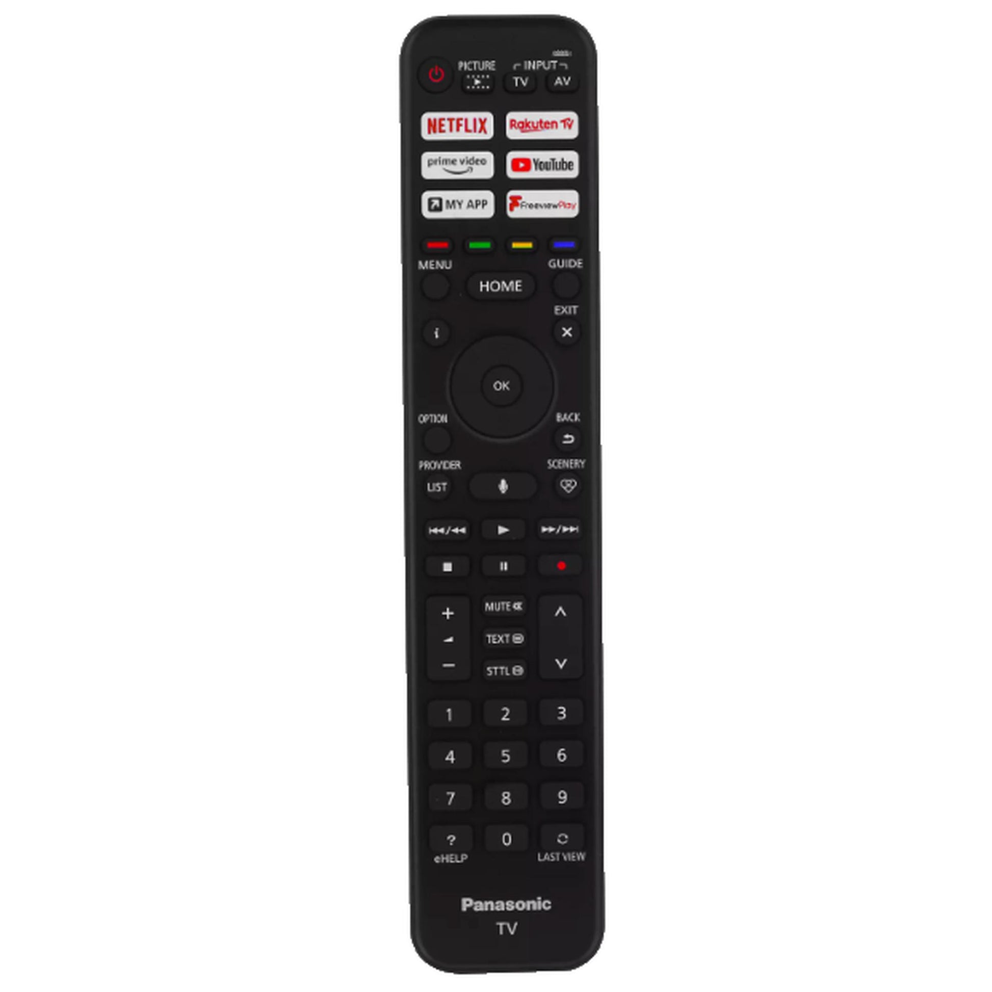 Original Panasonic N2QBYA000045 Remote Control for 4K UHD HDR LED Freeview TV