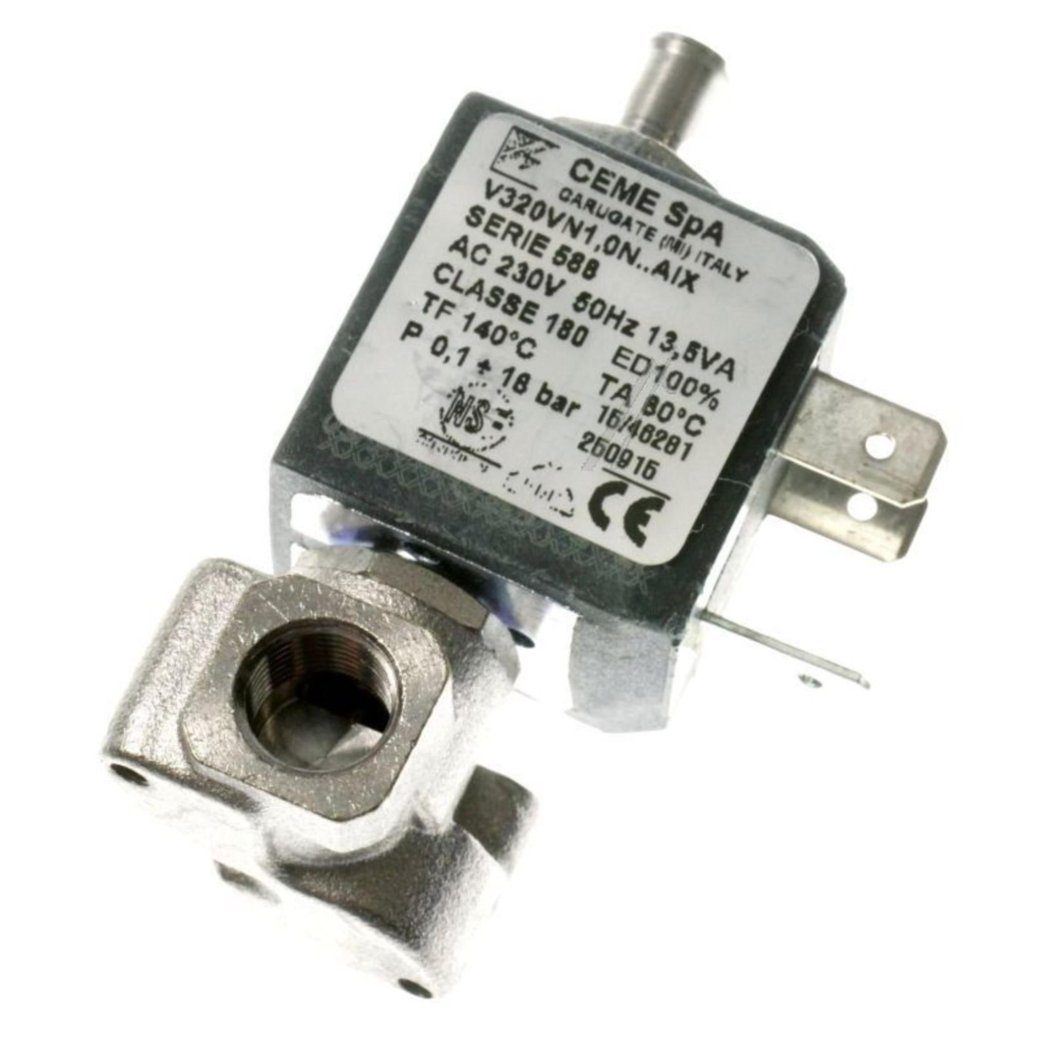 Genuine Delonghi CEME 5315VN1,0 00AIX SOLENOID VALVE 3-WAY 230V 50Hz