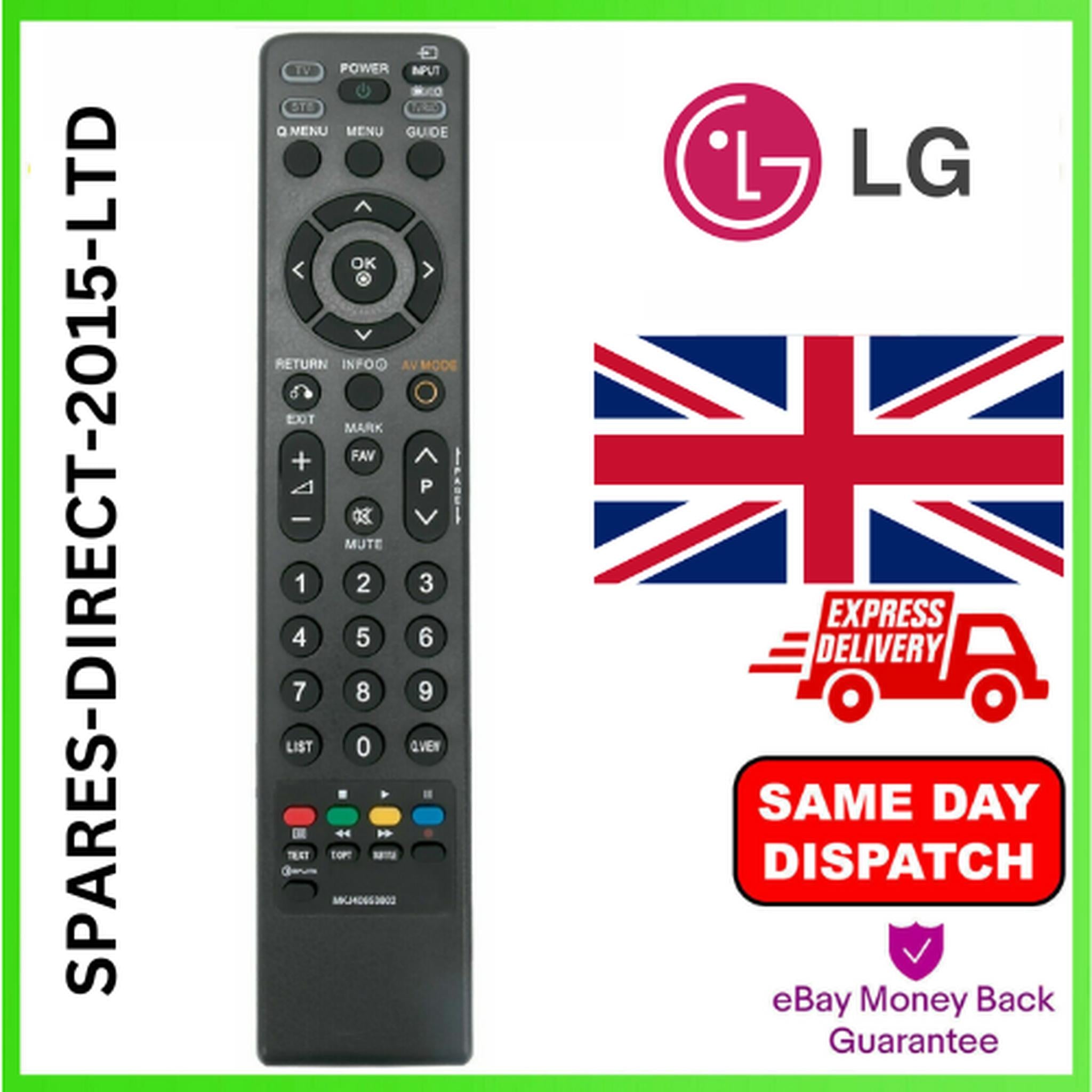New UK STOCK Remote Control For LG TV MKJ40653802 MKJ-40653802