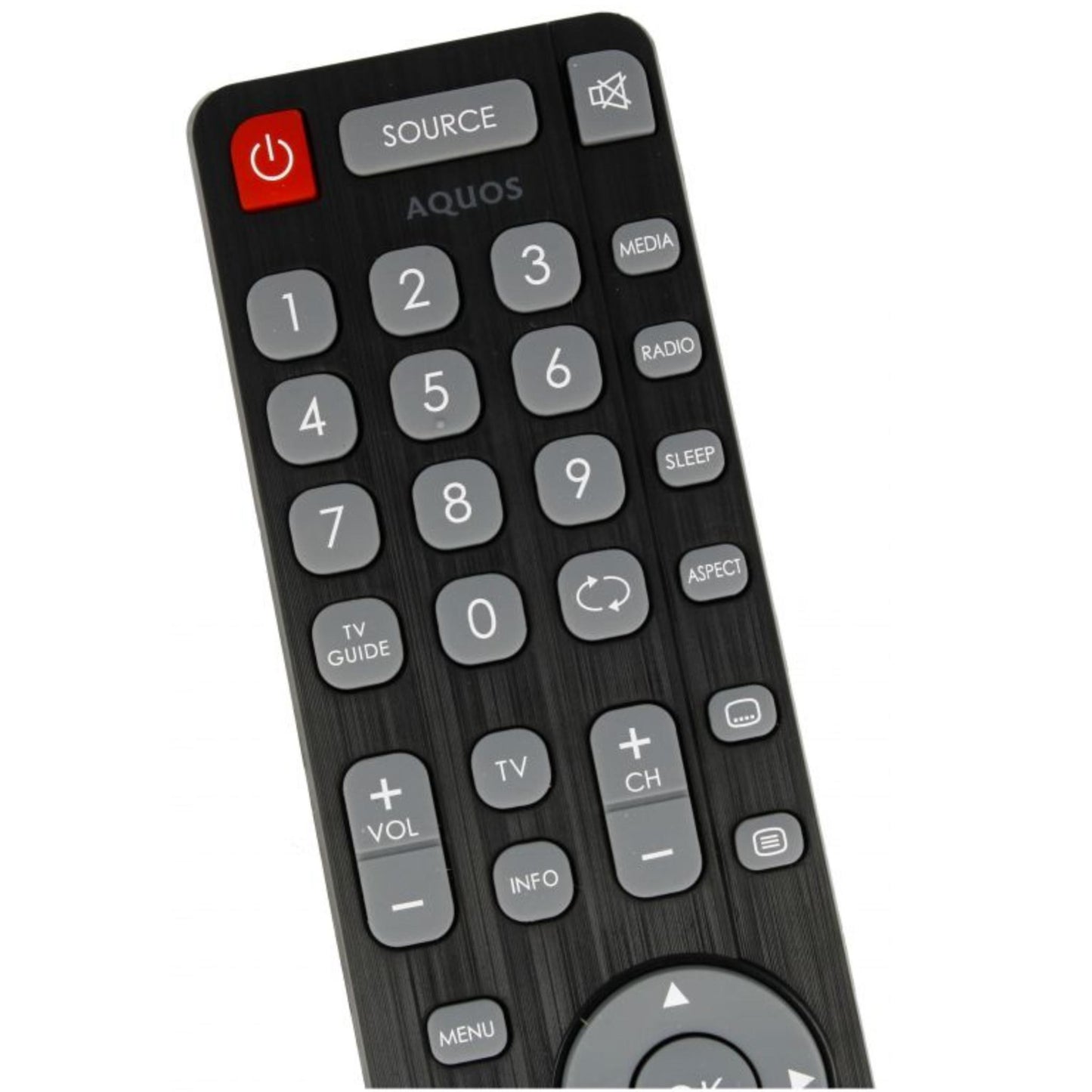 Aquos LC-40CFF5221K 40" HD LED TV Remote Control