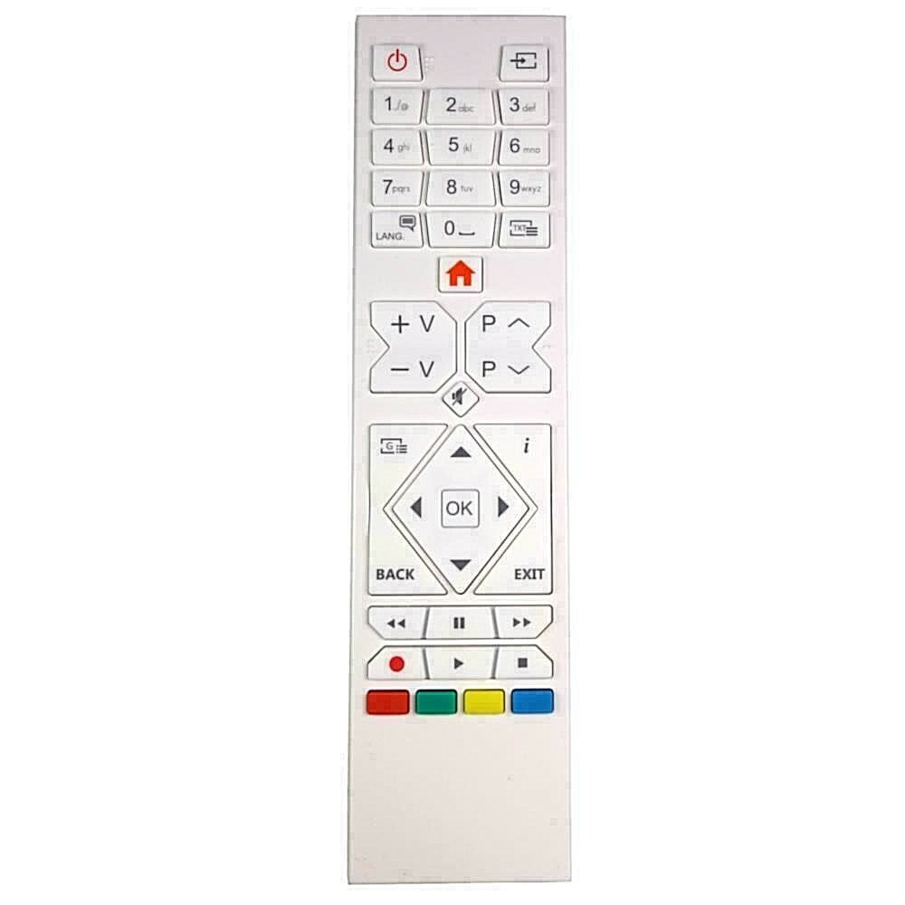Genuine White TV Remote Control for Telefunken D43F287M4