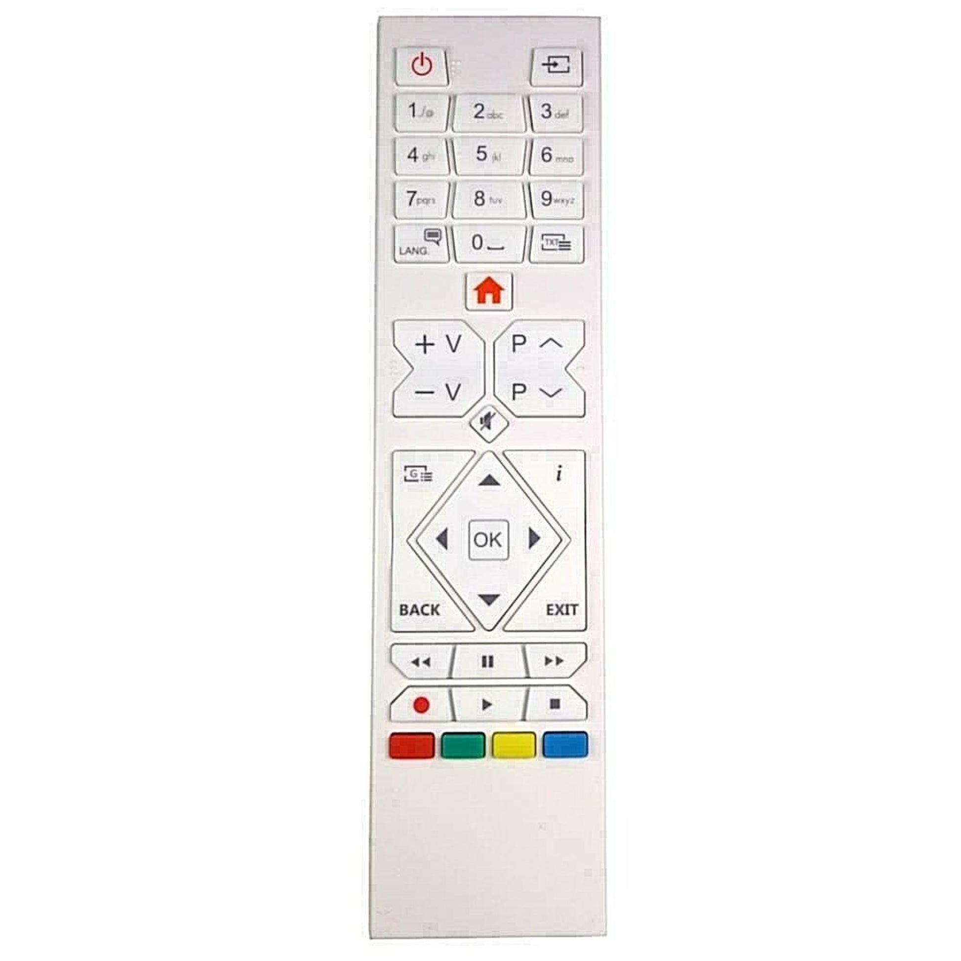 Genuine White TV Remote Control for Hitachi 22HB21J06U