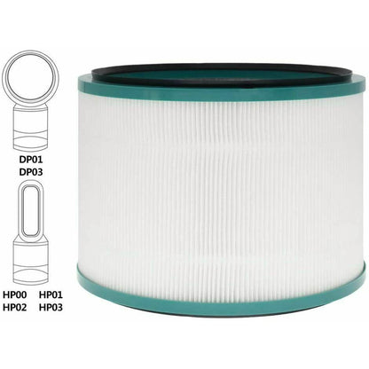 Hepa Filter for Dyson DP01 DP03 HP00 HP02 Pure Hot Cool Link Fan Air Purifier UK