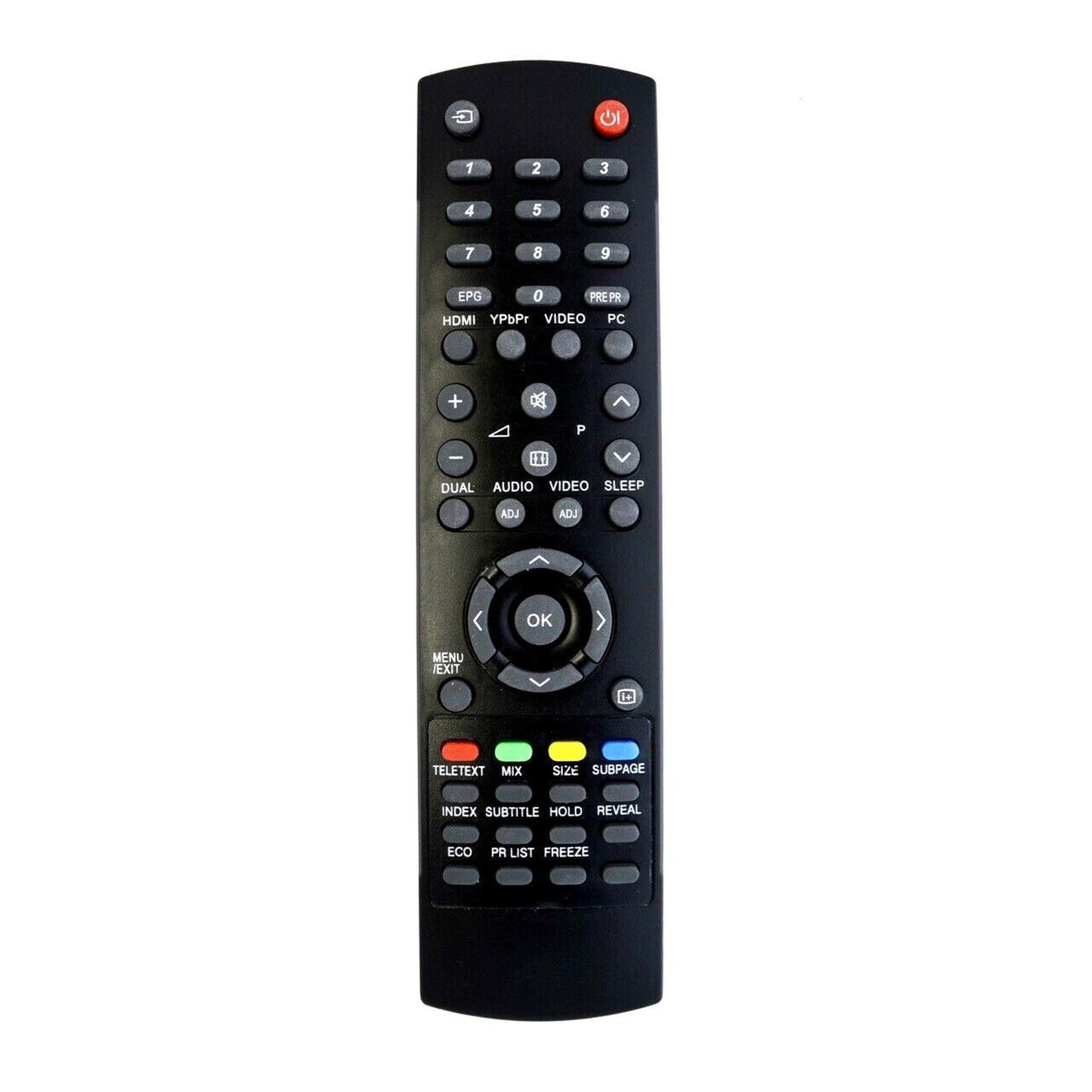 Replacement Remote control for Bush A626, A632, A632N, A637F, A642F, A647F