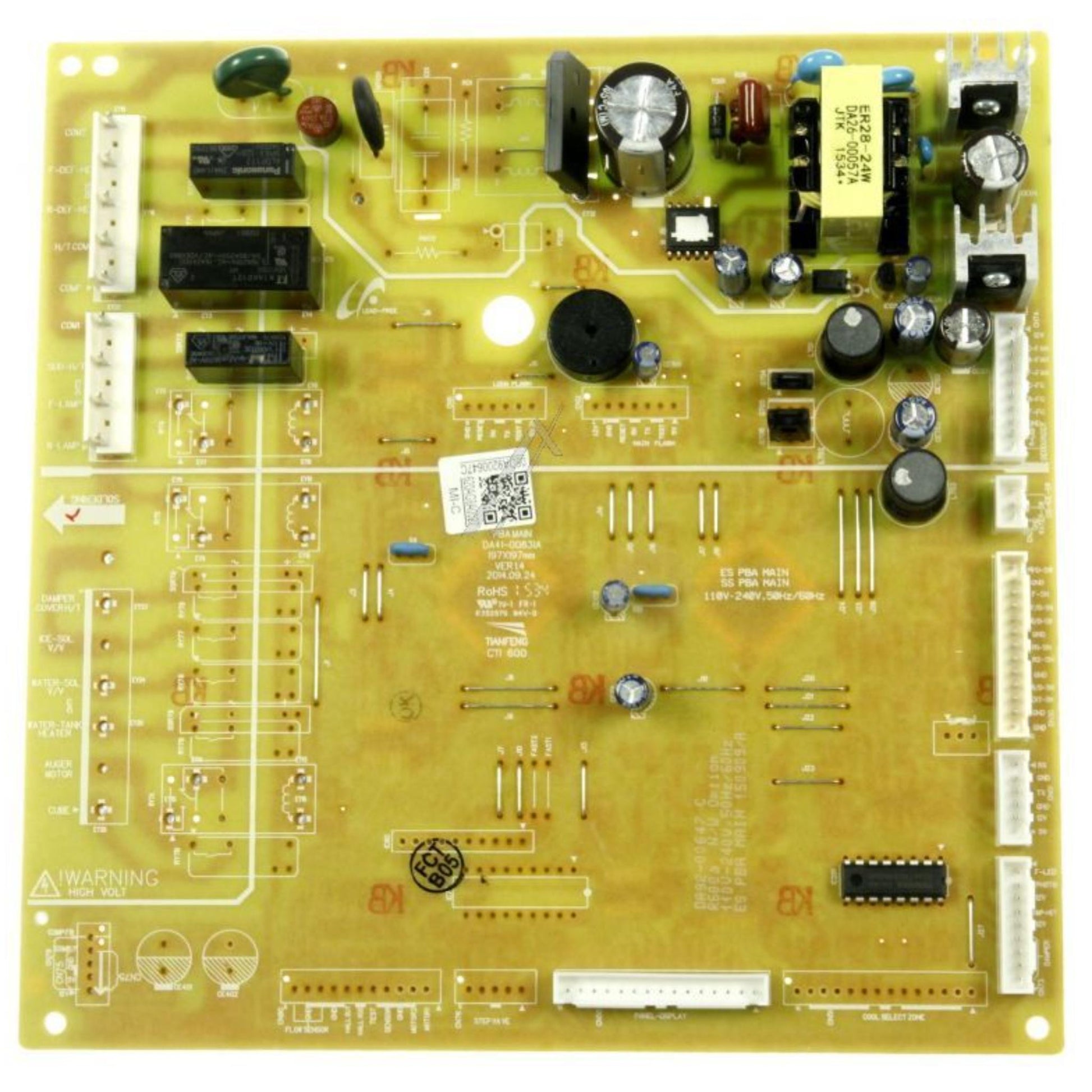 Fridge Freezer Main PCB DA92-00647C / DA9200647C, for Samsung RSA1WTMH, RSA1NHMH,