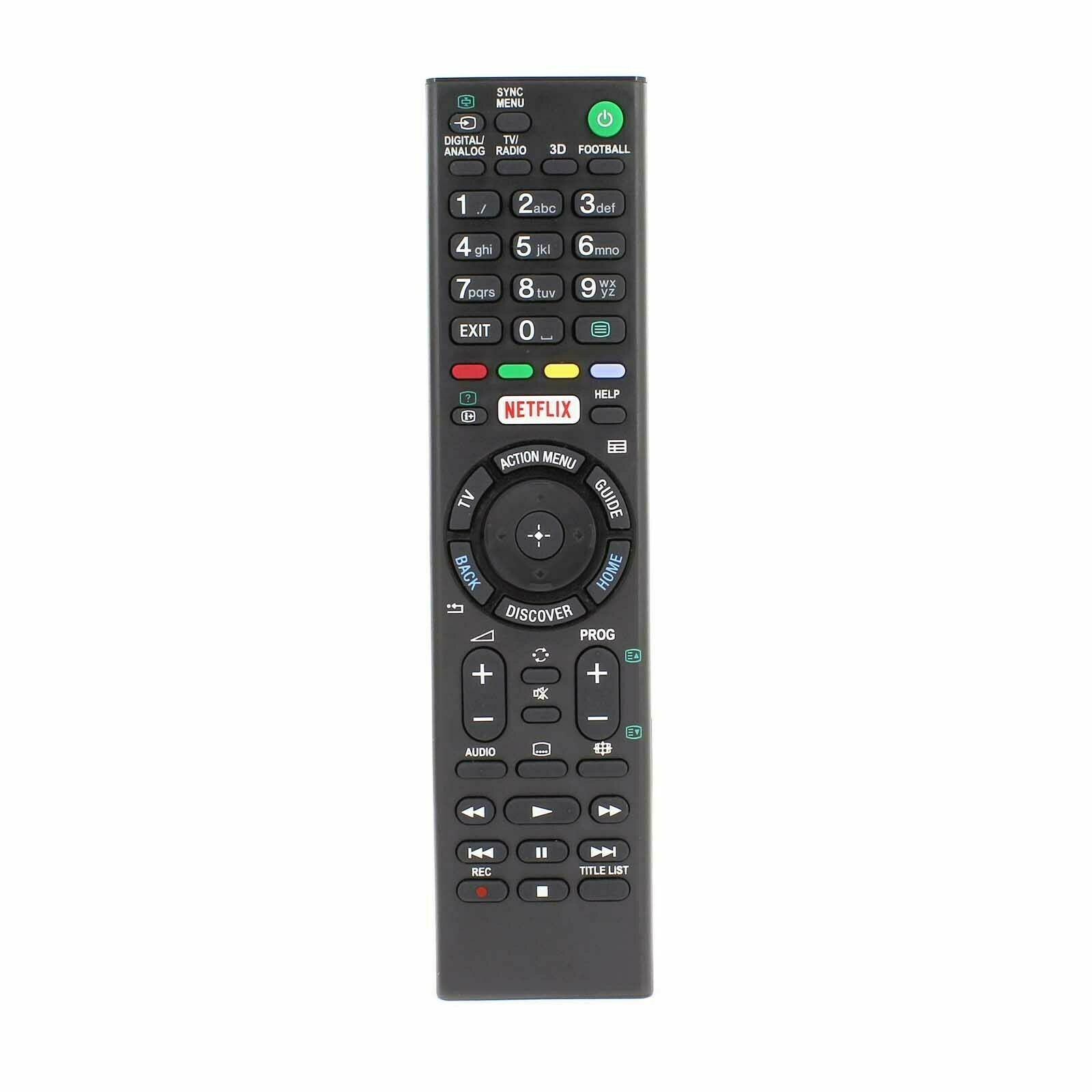 Replacement Remote Control For Sony KD-55X8005C X80C 4K Android TV