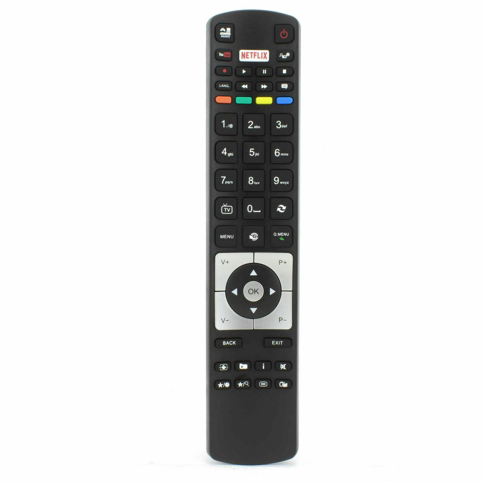 RC5118 TV Remote Control for Hitachi Digihome Alba Polaroid Finlux Bush Luxor ( specific models only )