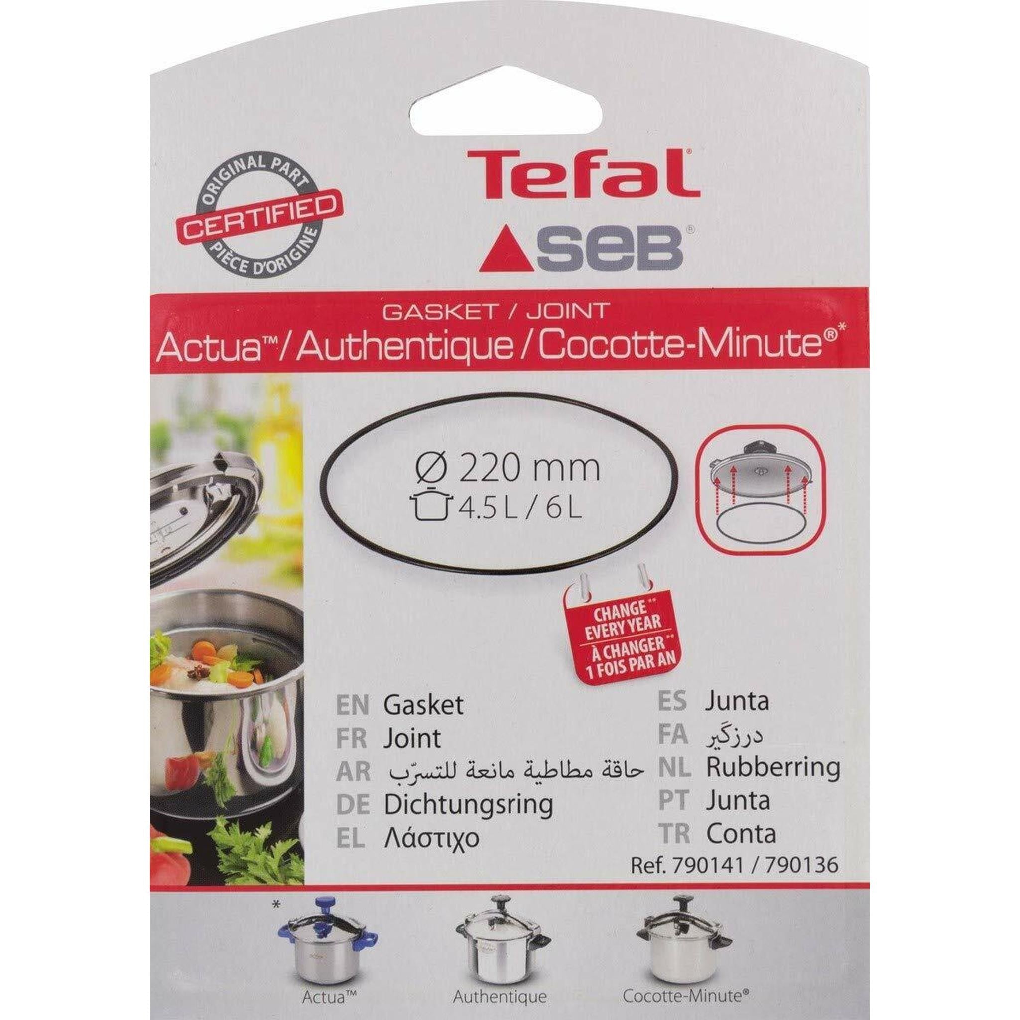 Genuine Tefal Seb Cocotte-Minute Pressure Cooker Sealing Ring Rubber