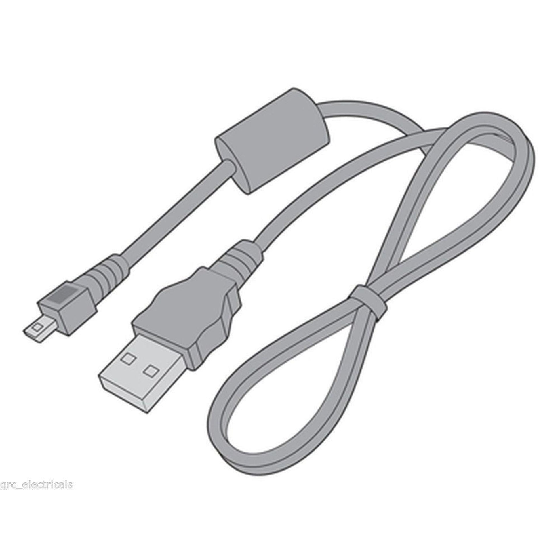 USB PC Charger Data Cable Panasonic Lumix Camera K1HY08YY0031 K1HY08YY0017