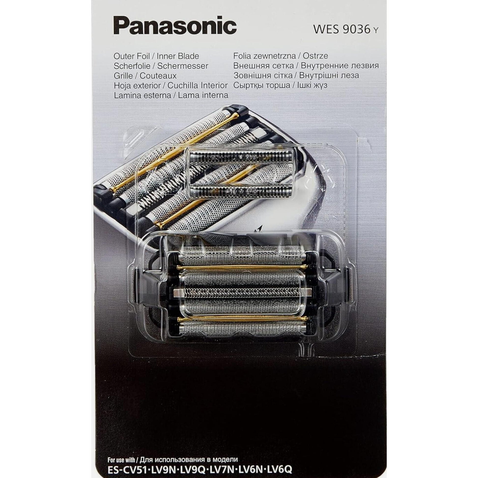 PANASONIC FOIL & CUTTER BLADE WES9036 ES-CV51,LV9N,LV9Q, LV7N,LV6N,6Q UK STOCK