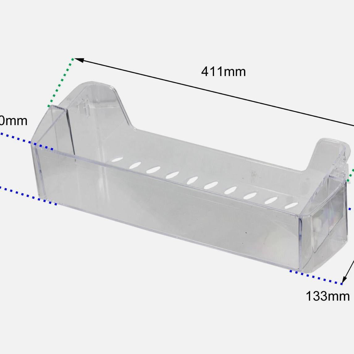 KSBSB15 Genuine Fridge Door Shelf Bottle Rack Tray Holder Clear For KENWOOD