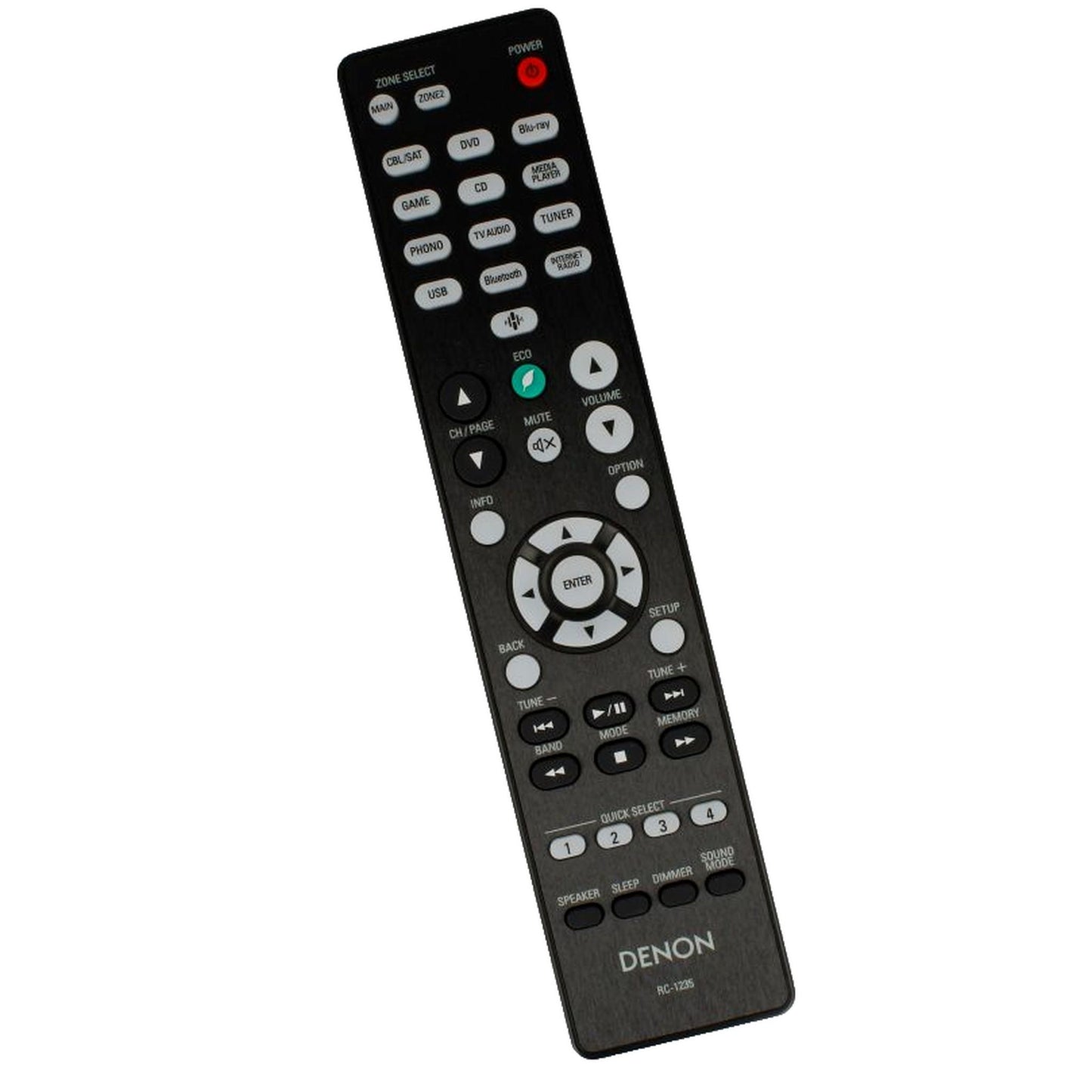 NEW Genuine Stereo Receiver Remote Control FOR Denon RC-1235 DRA-800H