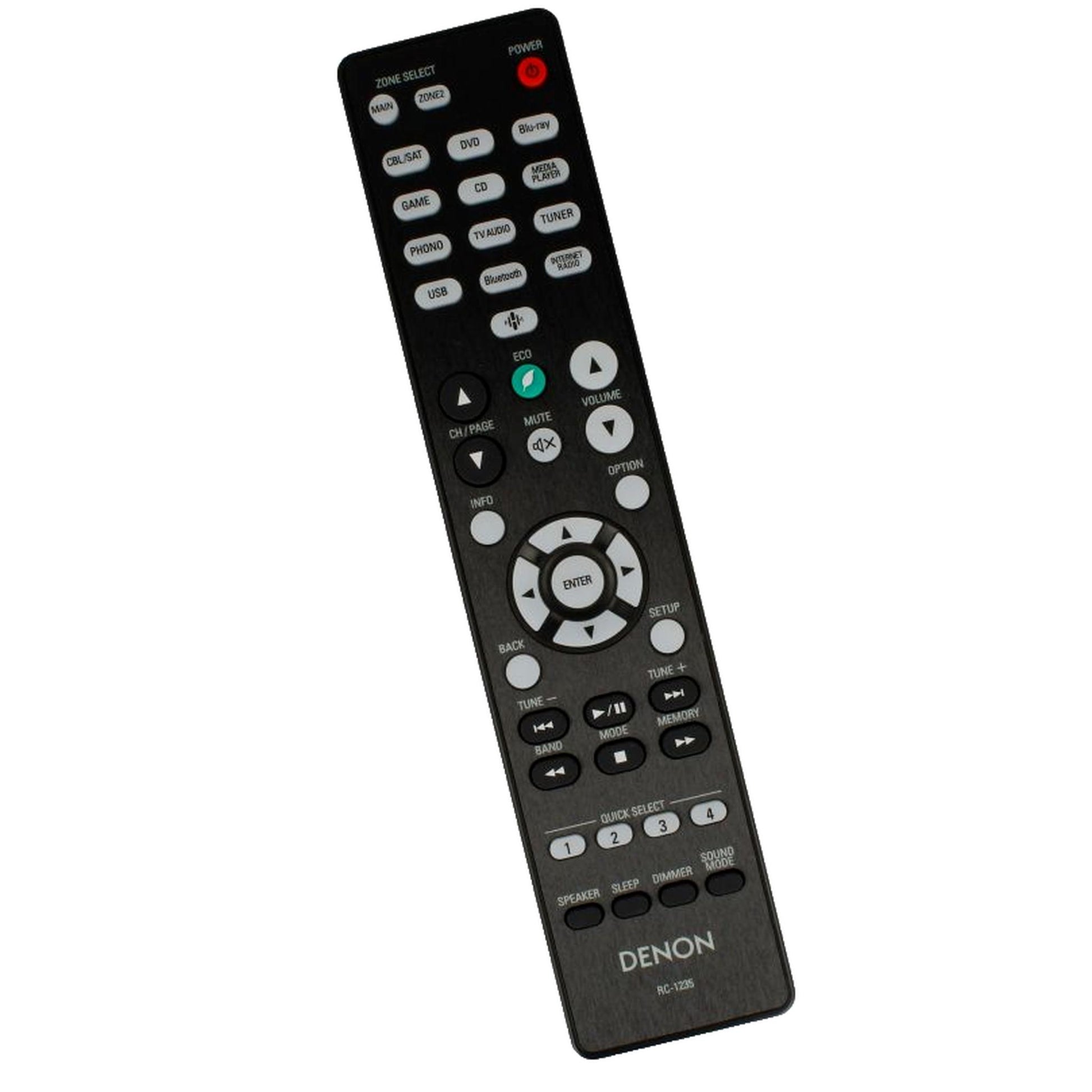 NEW Genuine Stereo Receiver Remote Control FOR Denon RC-1235 DRA-800H