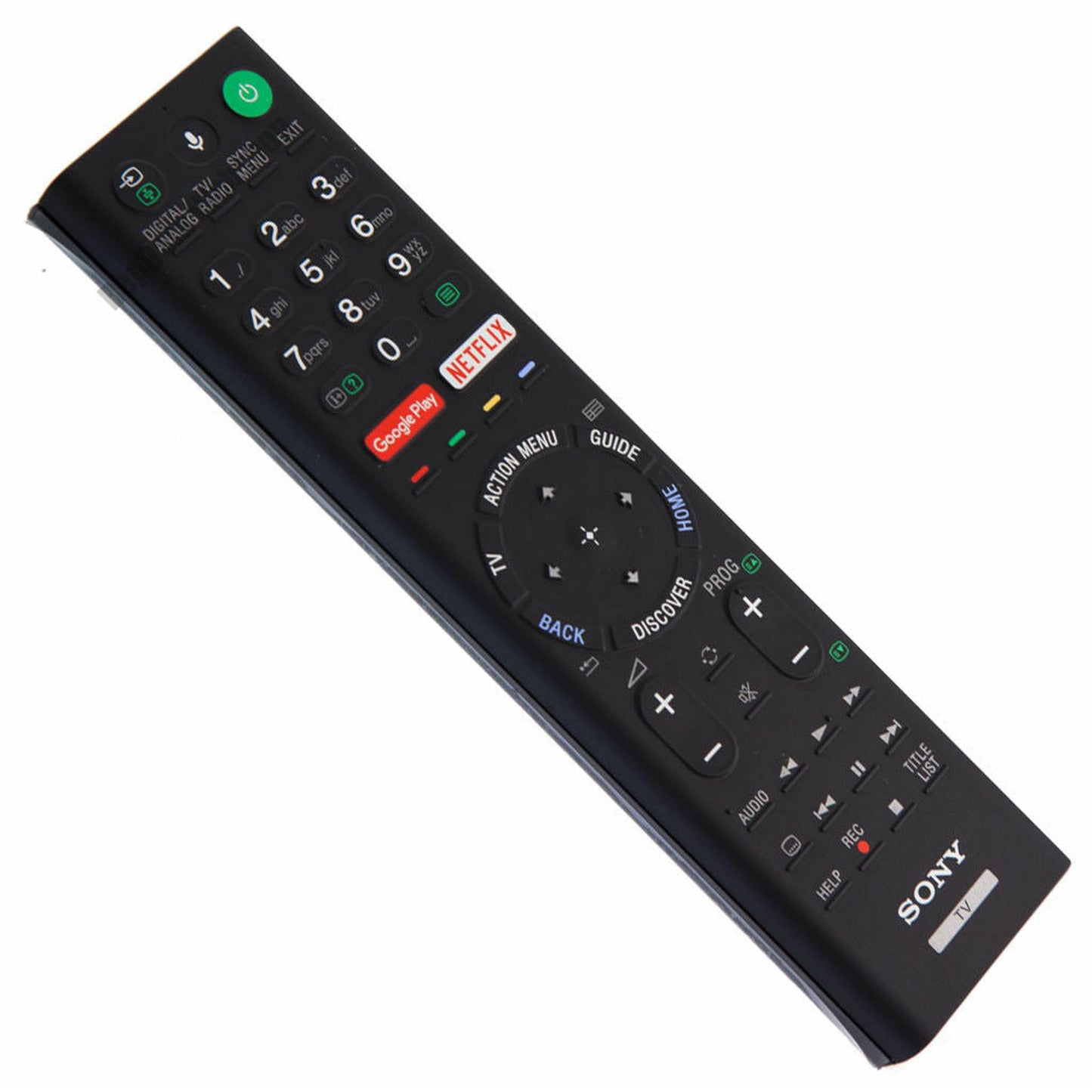 New Black Voice Command Tv Remote Control for Sony KD-43XE8004