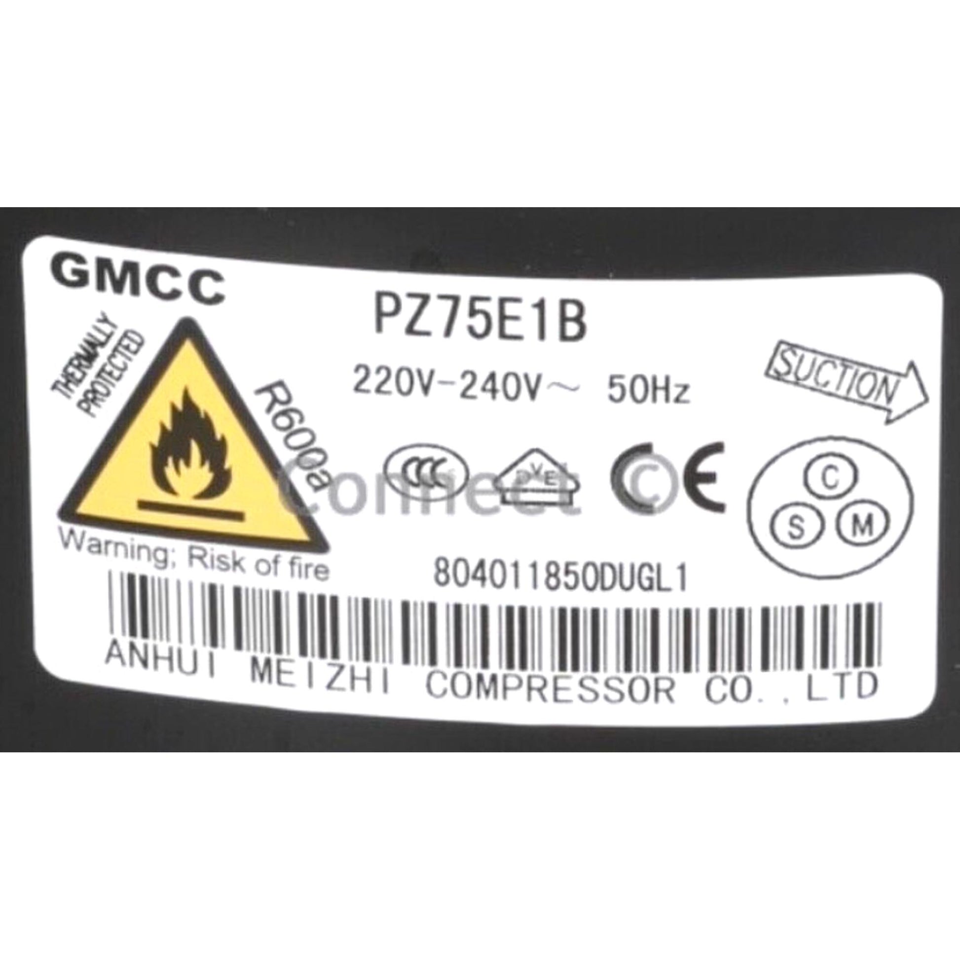 Fridge Freezer Compressor 220-240V, for Beko PZ75E1B, 4913131200