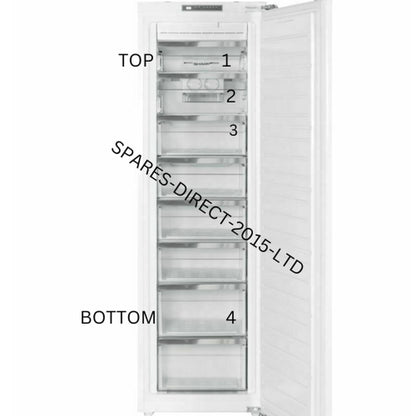 SJ-S1251E0W-EN Integrated Tall Freezer 1st DRAW DOWN TOP FRONT FLAP NO 1
