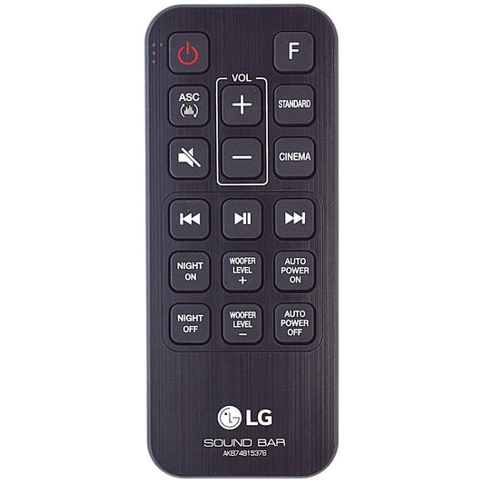 Genuine AKB74815376 Remote Control for LG SJ3 2.1 Ch Sound Bar Sub Woofer