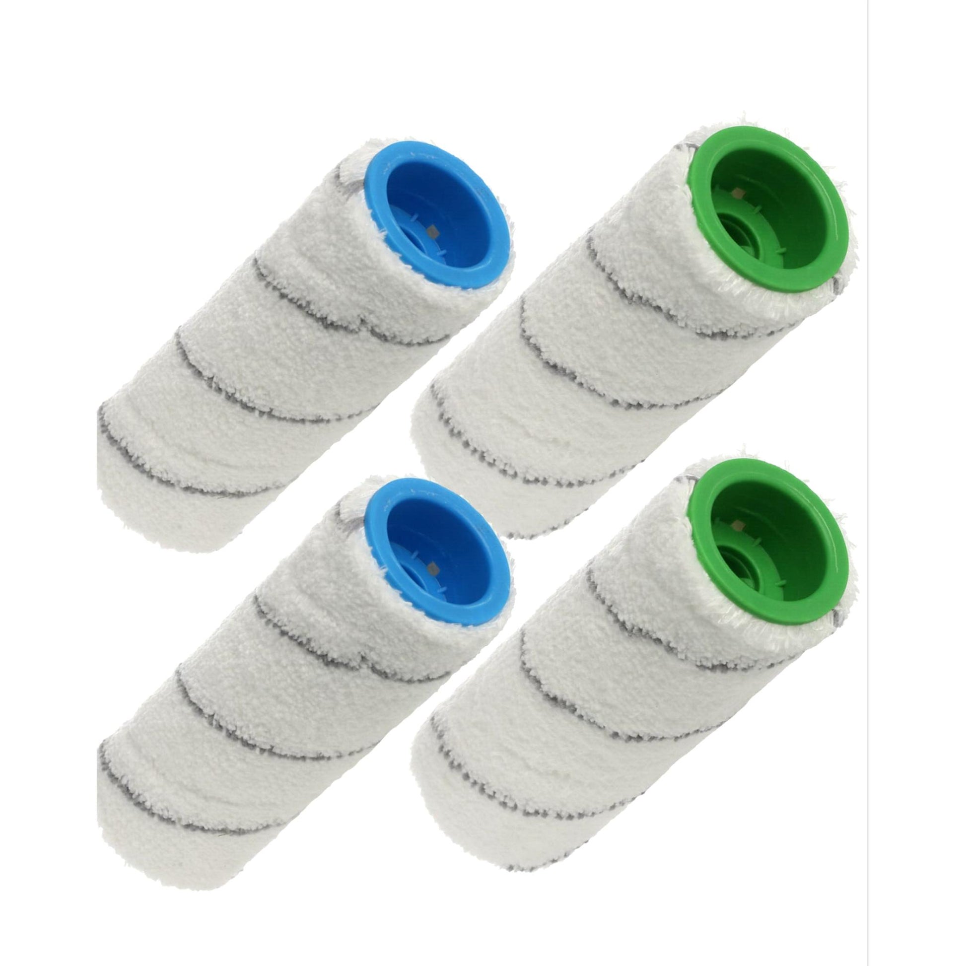 4 x Microfibre Rollers For Karcher FC3 & FC5 Wet & Dry Hard Floor Vacuum Cleaner