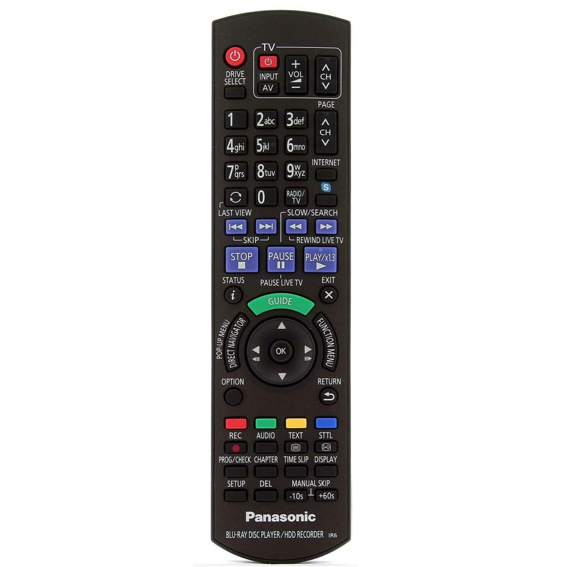 100% GENUINE REMOTE CONTROL FOR Panasonic DMR-BS750/DMR-BS850 BLU-RAY RECORDER