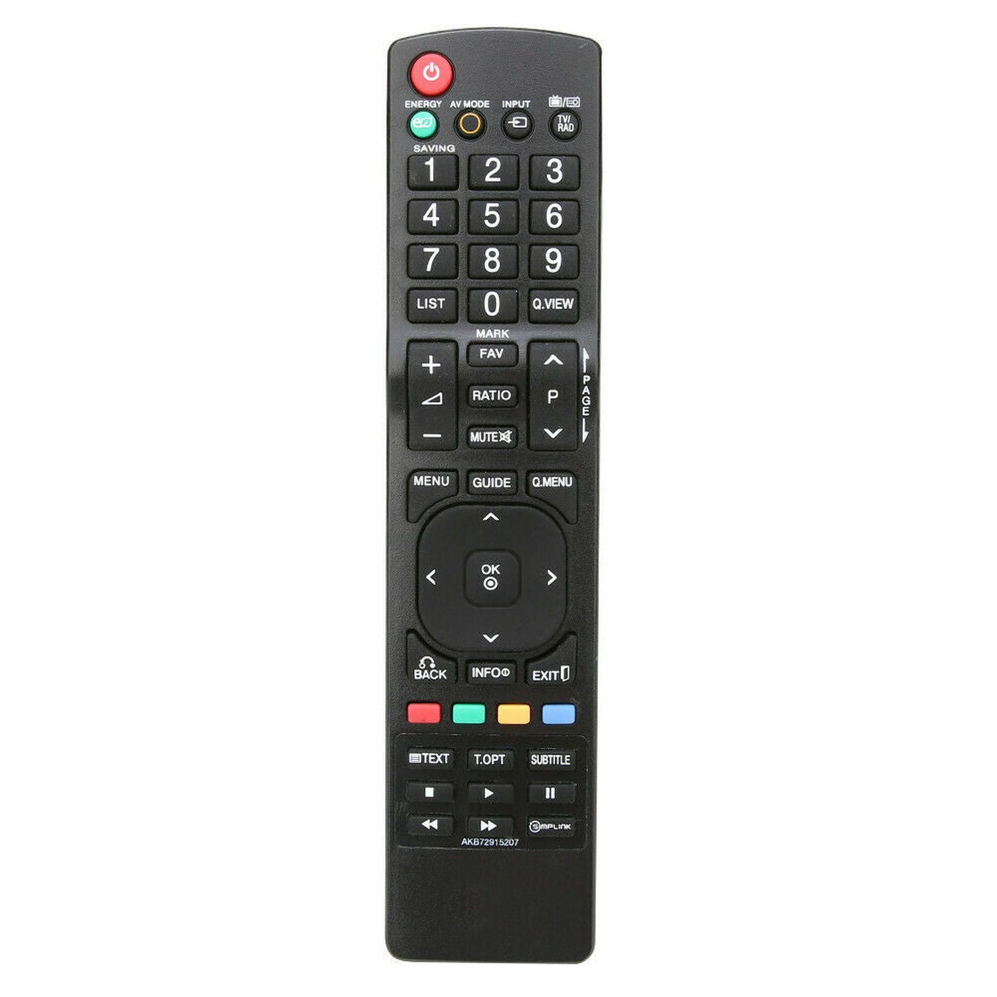 New AKB72915207 FOR LG AKB72915206 55LD520 LED LCD Smart TV Remote Control