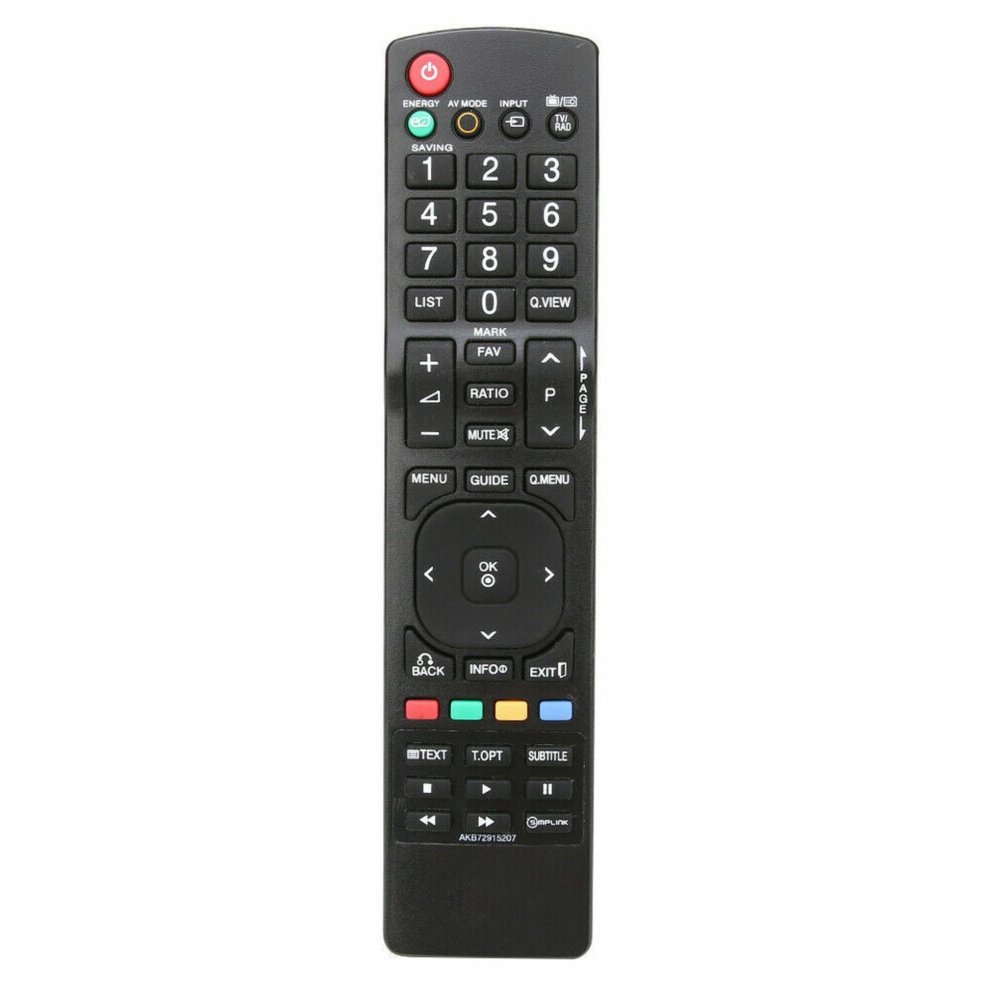 New AKB72915207 FOR LG AKB72915206 55LD520 LED LCD Smart TV Remote Control