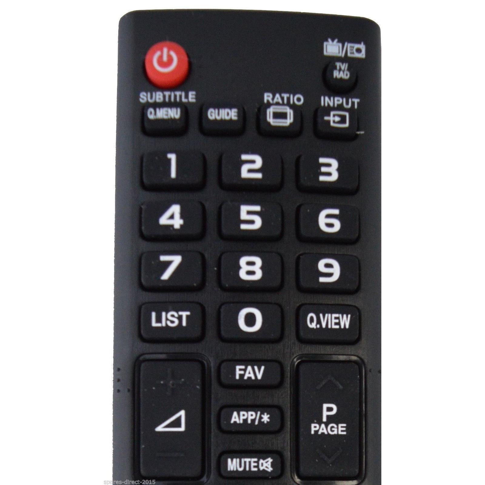 NEW replacement remote control for LG 47LA790V