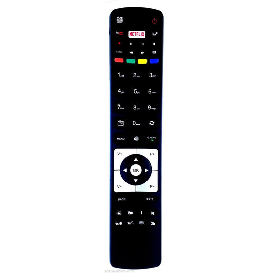 TV Remote Control for Finlux 49UT3E310BT / 55UT3E310BT / 55UT3EC320ST