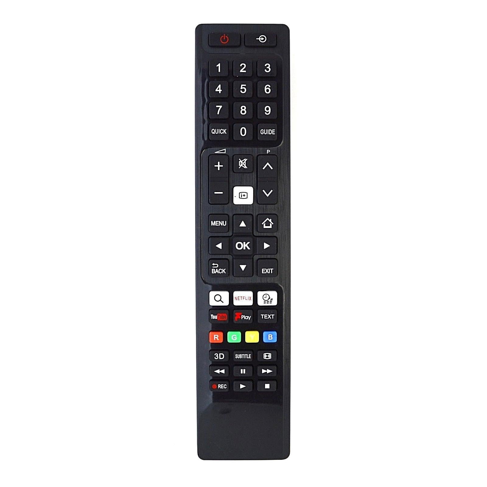 NEW CT-8069 Remote Control for Toshiba 32W3753DB 32" Freeview Play Smart 4K UHD