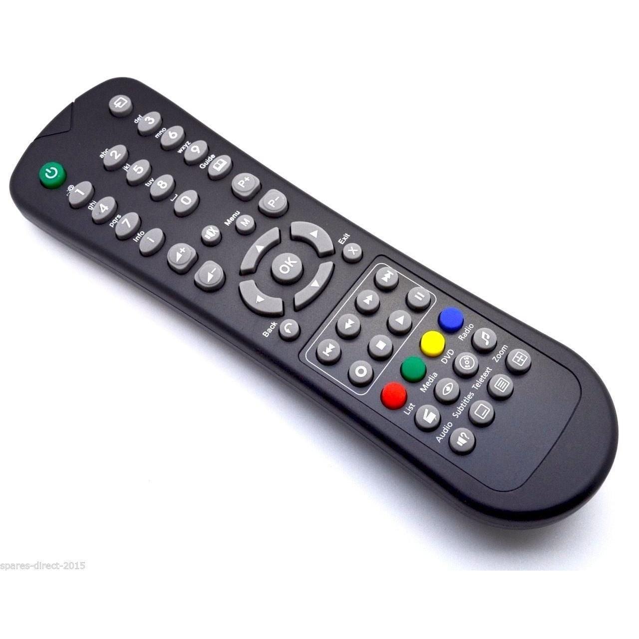 NEW FREESAT REMOTE CONTROL FOR Sagem Sagemcom RT190 SERIES 320/500GB
