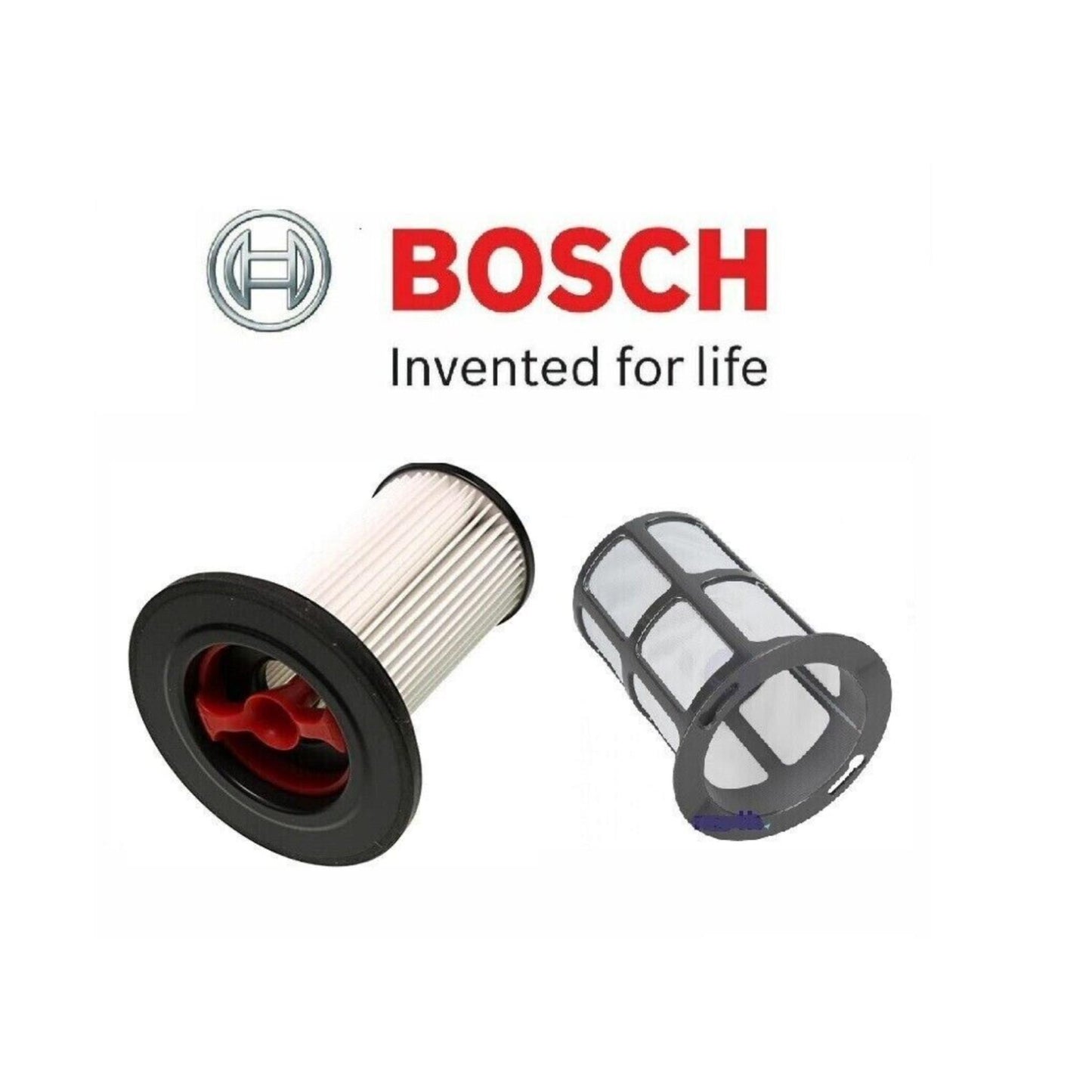 BOSCH 2-Piece Filter SET (To Fit: Bosch BCS Unlimited Series Vacuum Cleaners)