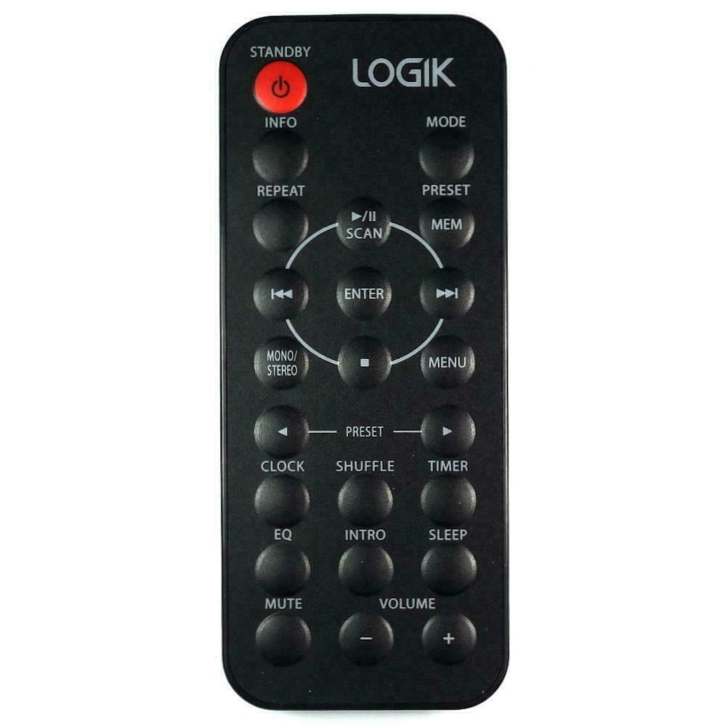 LHFDAB14 Genuine Logik Traditional Hi-Fi System Remote Control ONLY!!